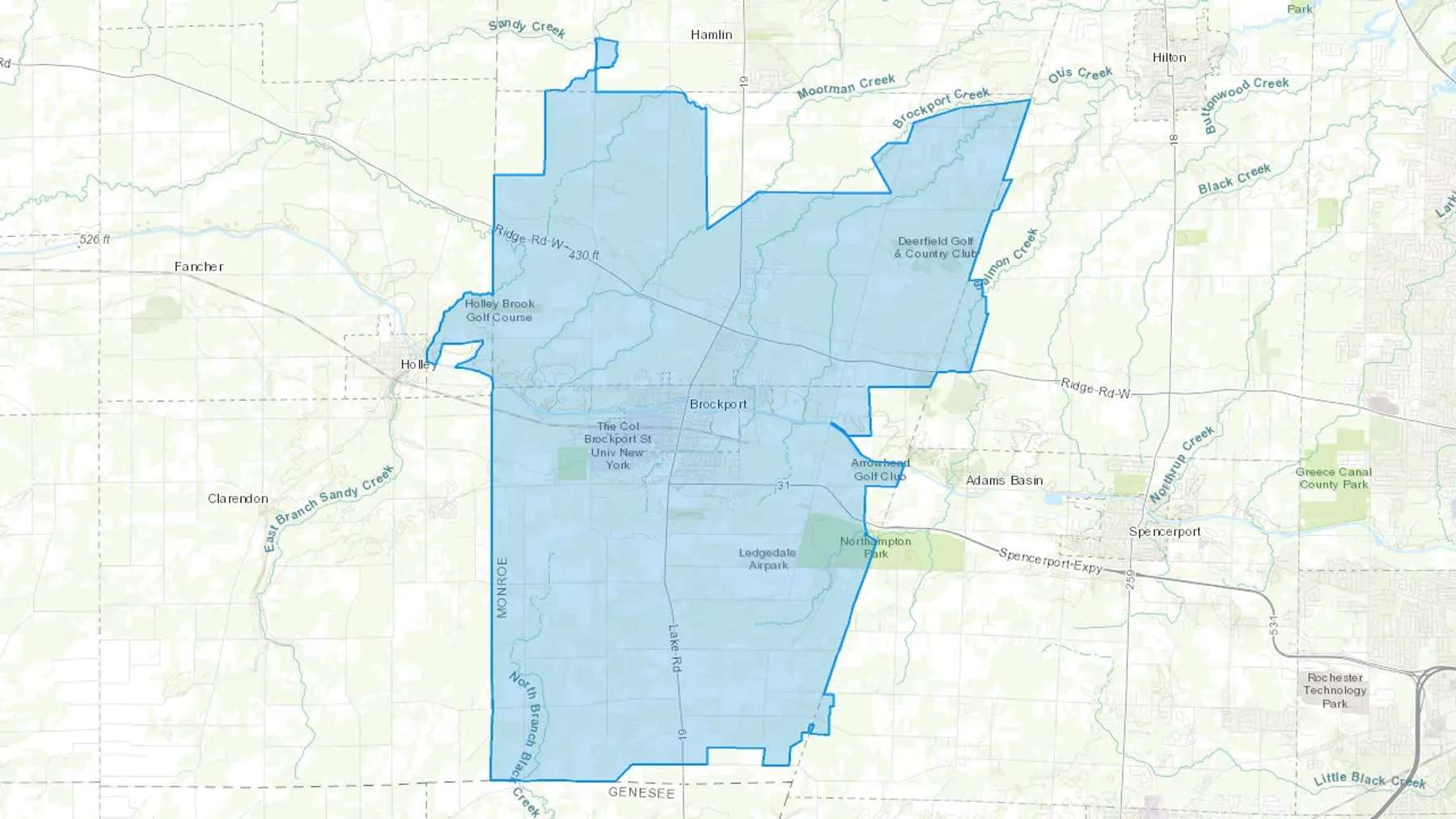 Clarkson, NY Cash heating Oil delivery map Map of the COD Fuel Oil delivery service area for Clarkson, NY