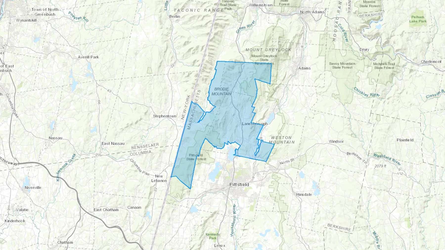 Berkshire, MA Cash heating Oil delivery map Map of the COD Fuel Oil delivery service area for Berkshire, MA