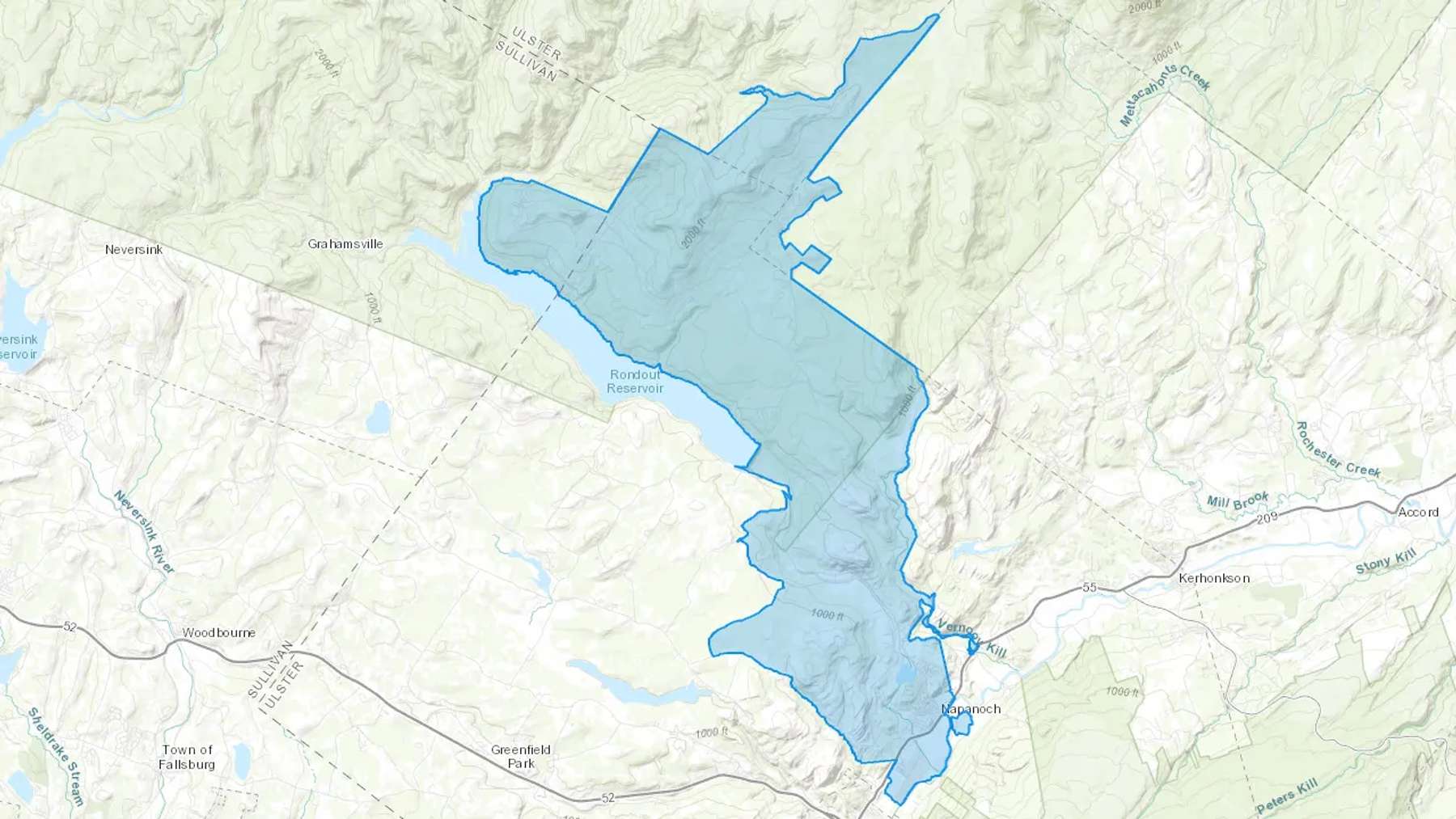 Napanoch, NY Cash heating Oil delivery map Map of the COD Fuel Oil delivery service area for Napanoch, NY