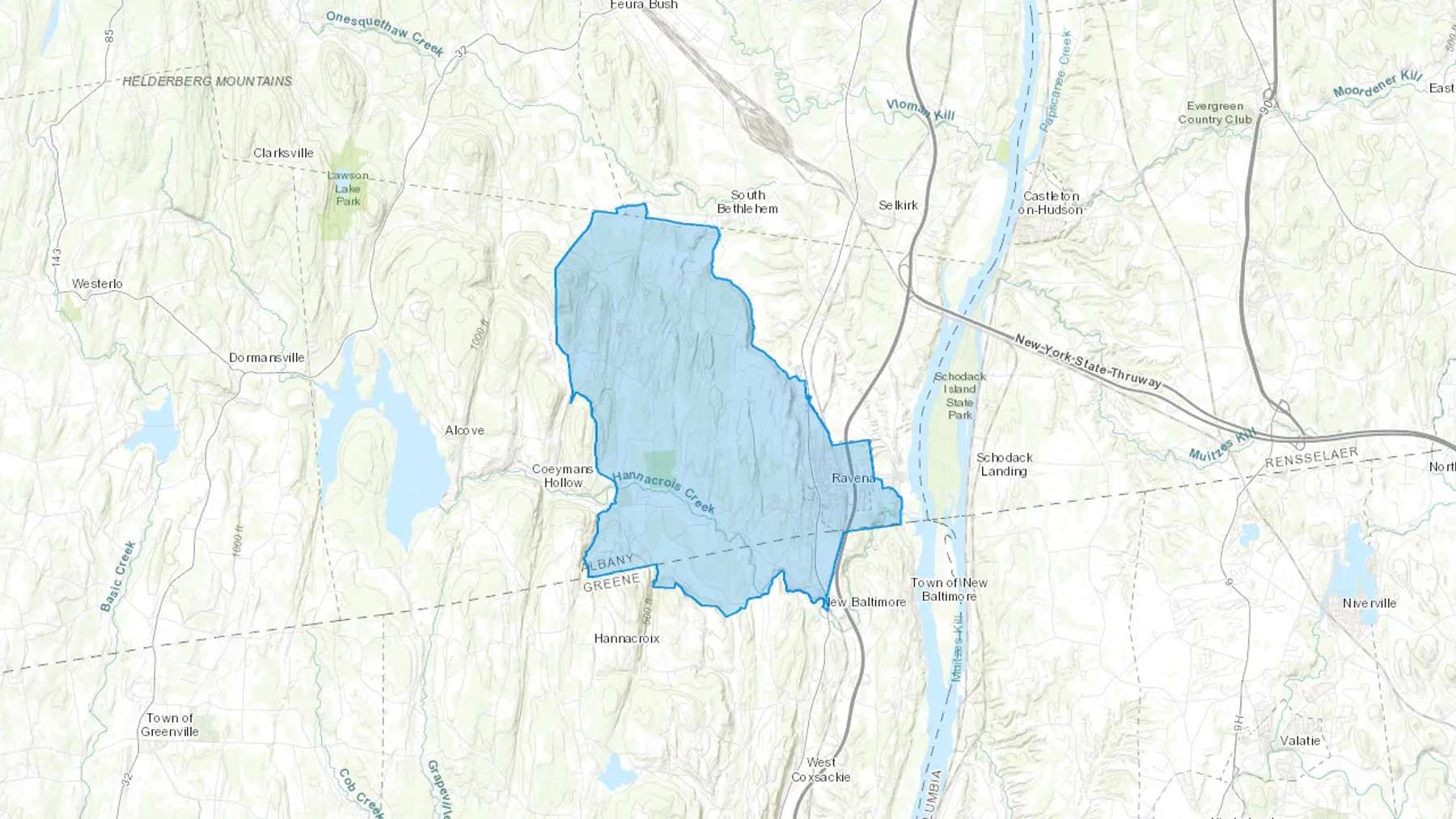 Ravena, NY Cash heating Oil delivery map Map of the COD Fuel Oil delivery service area for Ravena, NY