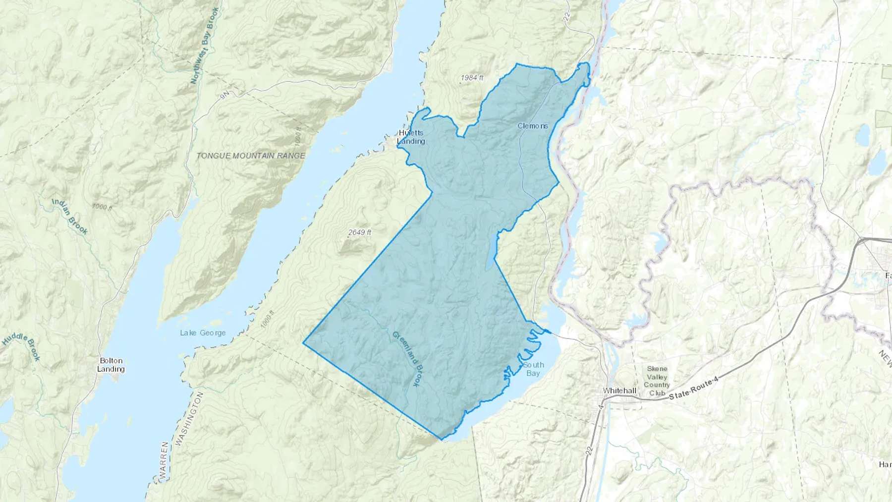 Clemons, NY Cash heating Oil delivery map Map of the COD Fuel Oil delivery service area for Clemons, NY