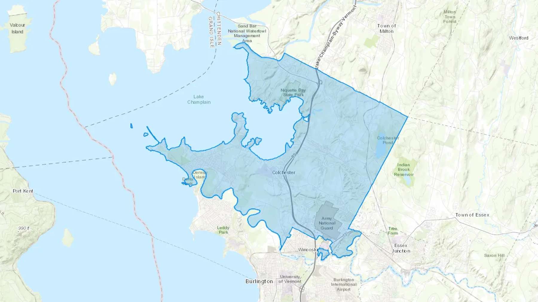 Jonesville, VT Cash heating Oil delivery map Map of the COD Fuel Oil delivery service area for Jonesville, VT