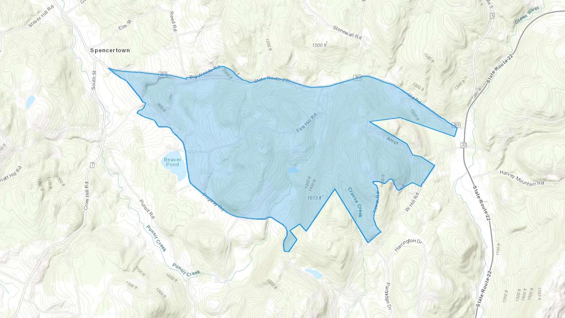 Spencertown, NY Cash heating Oil delivery map Map of the COD Fuel Oil delivery service area for Spencertown, NY