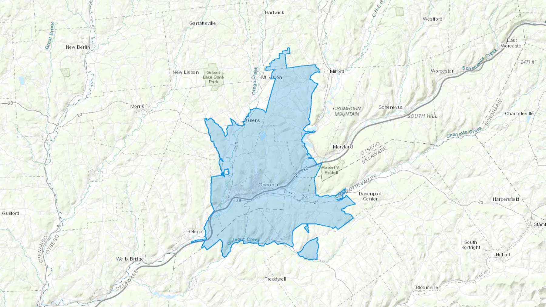 Meridale, NY Cash heating Oil delivery map Map of the COD Fuel Oil delivery service area for Meridale, NY