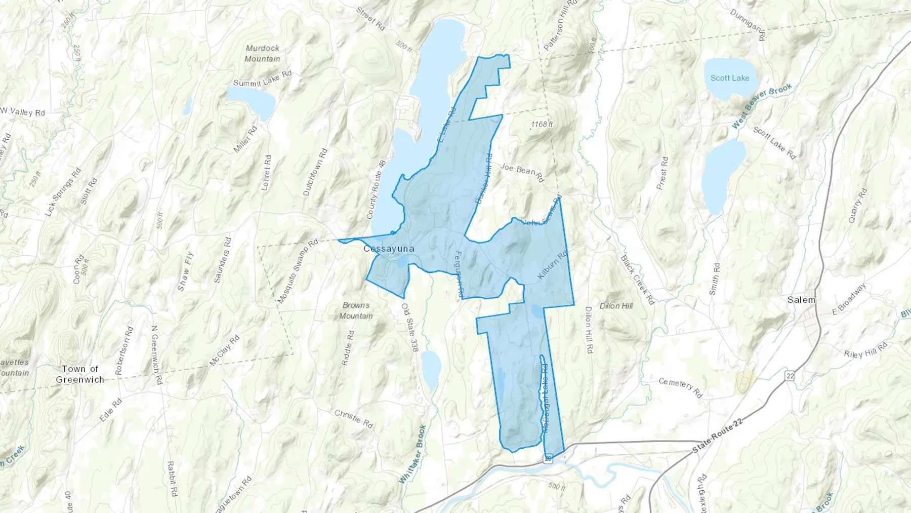 Cossayuna, NY Cash heating Oil delivery map Map of the COD Fuel Oil delivery service area for Cossayuna, NY