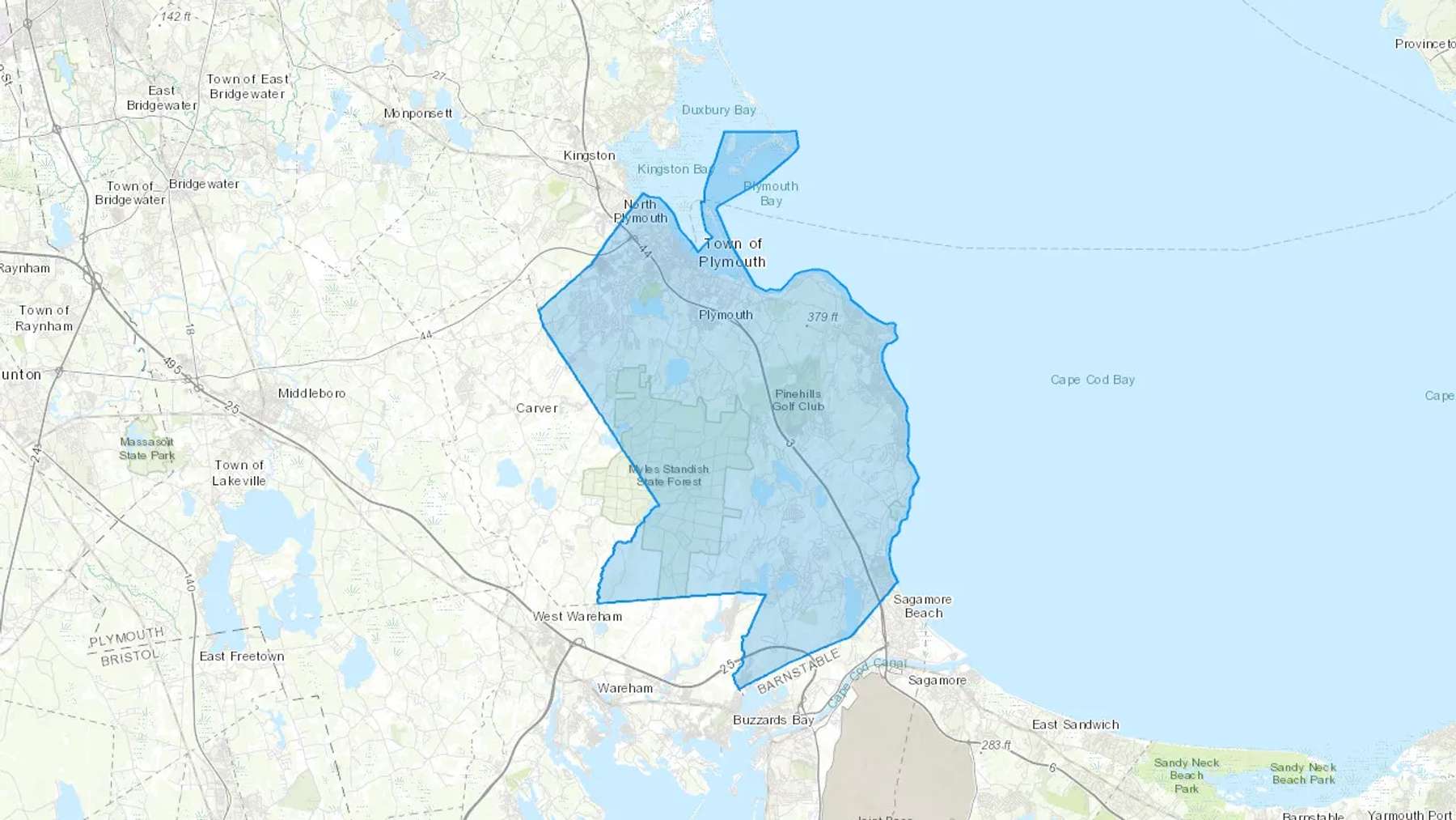 Manomet, MA Cash heating Oil delivery map Map of the COD Fuel Oil delivery service area for Manomet, MA