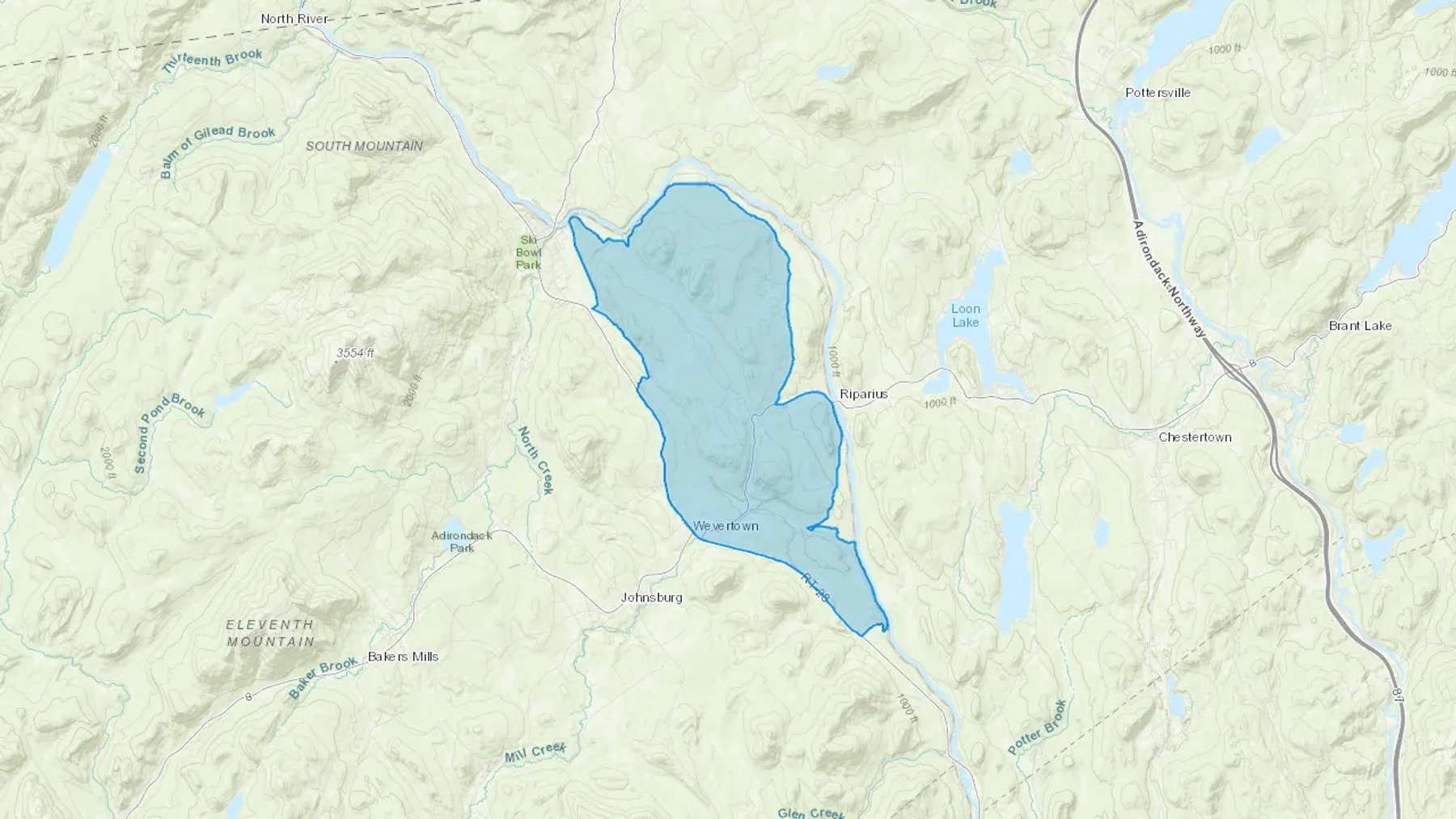 Wevertown, NY Cash heating Oil delivery map Map of the COD Fuel Oil delivery service area for Wevertown, NY