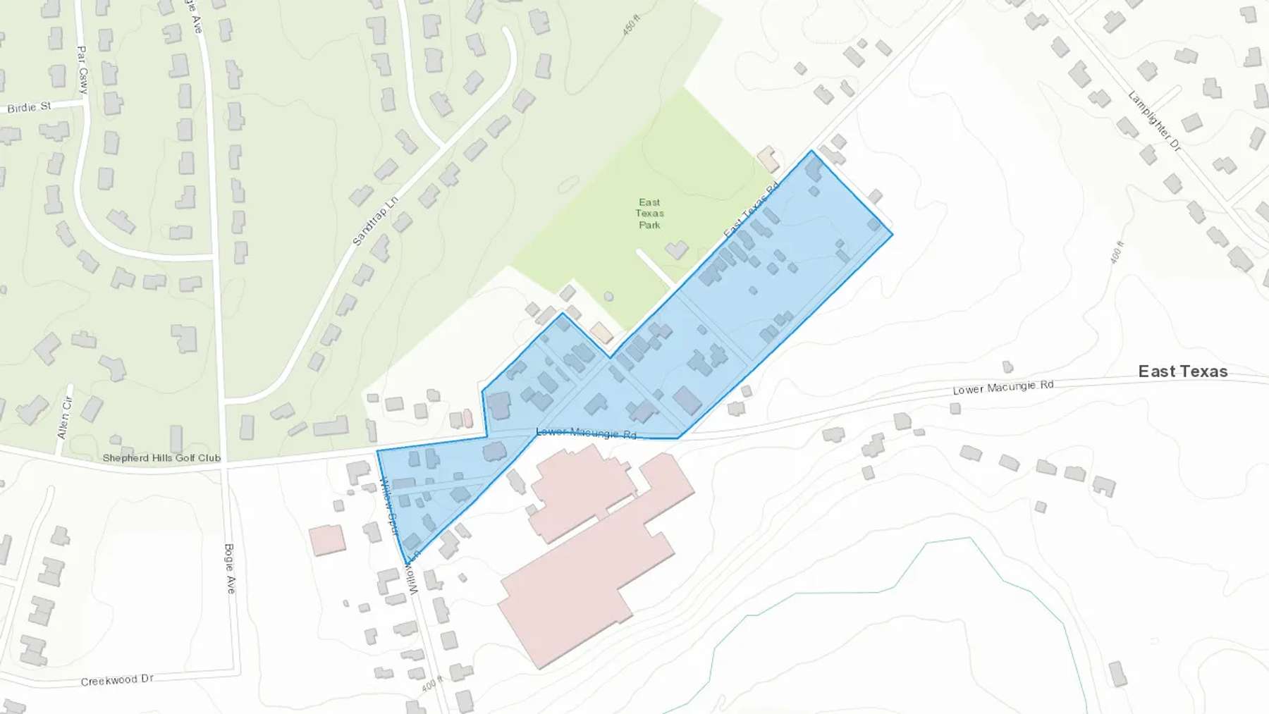 East Texas, PA Cash heating Oil delivery map Map of the COD Fuel Oil delivery service area for East Texas, PA
