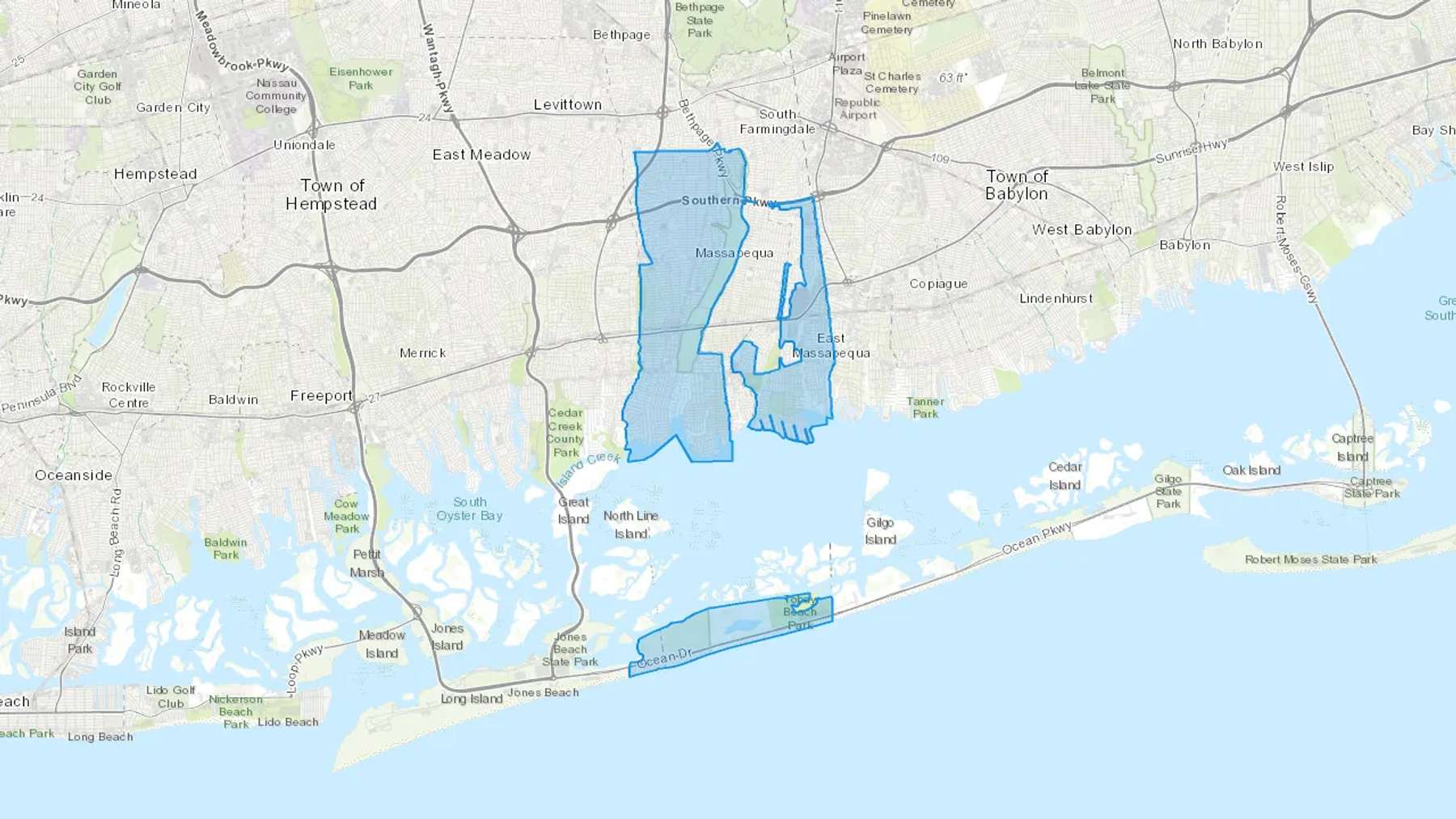 Massapequa, NY Cash heating Oil delivery map Map of the COD Fuel Oil delivery service area for Massapequa, NY