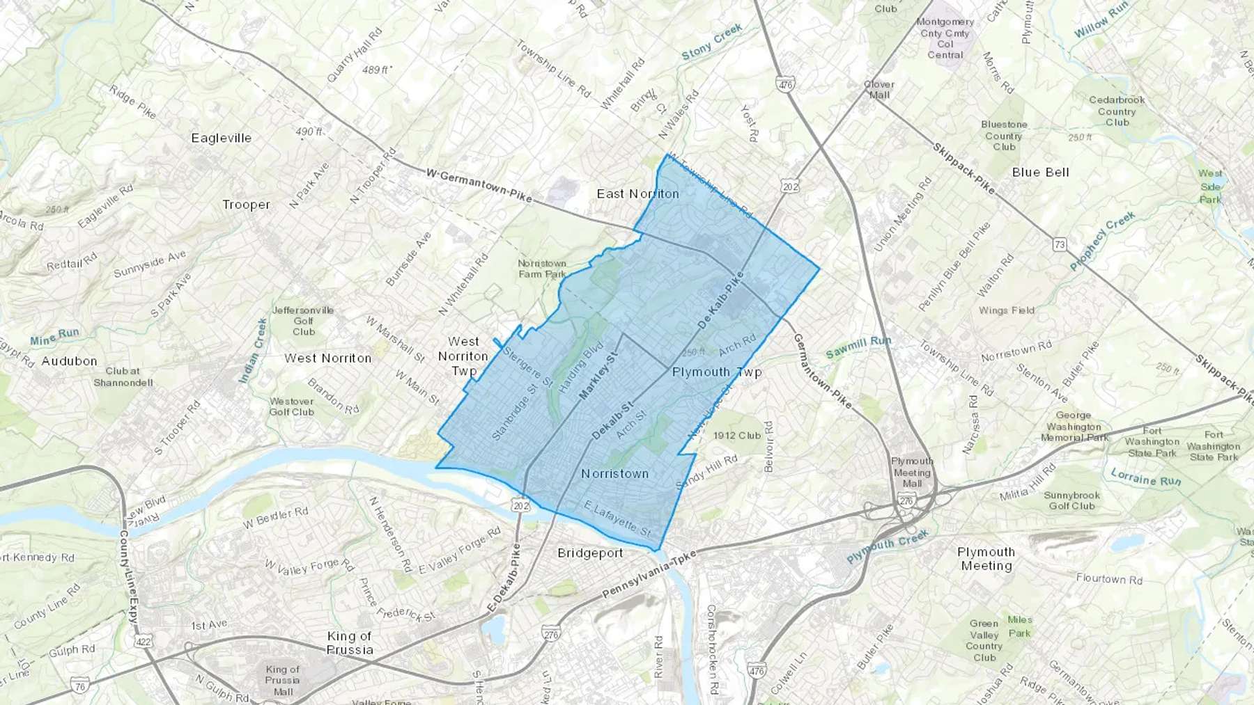 Fairview Village, PA Cash heating Oil delivery map Map of the COD Fuel Oil delivery service area for Fairview Village, PA