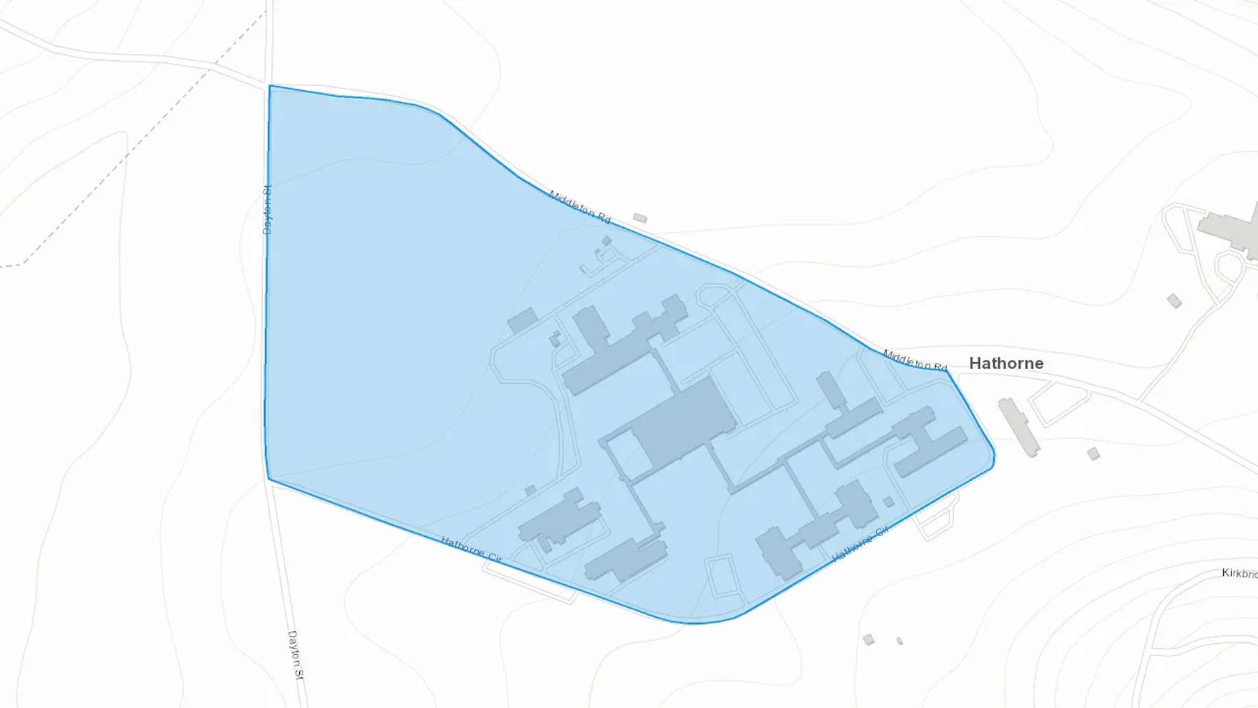 Hathorne, MA Cash heating Oil delivery map Map of the COD Fuel Oil delivery service area for Hathorne, MA