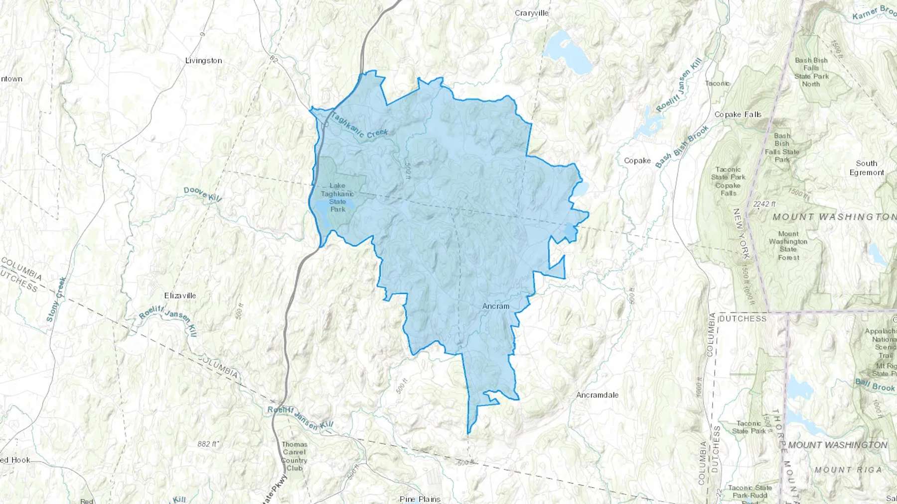 Ancram, NY Cash heating Oil delivery map Map of the COD Fuel Oil delivery service area for Ancram, NY