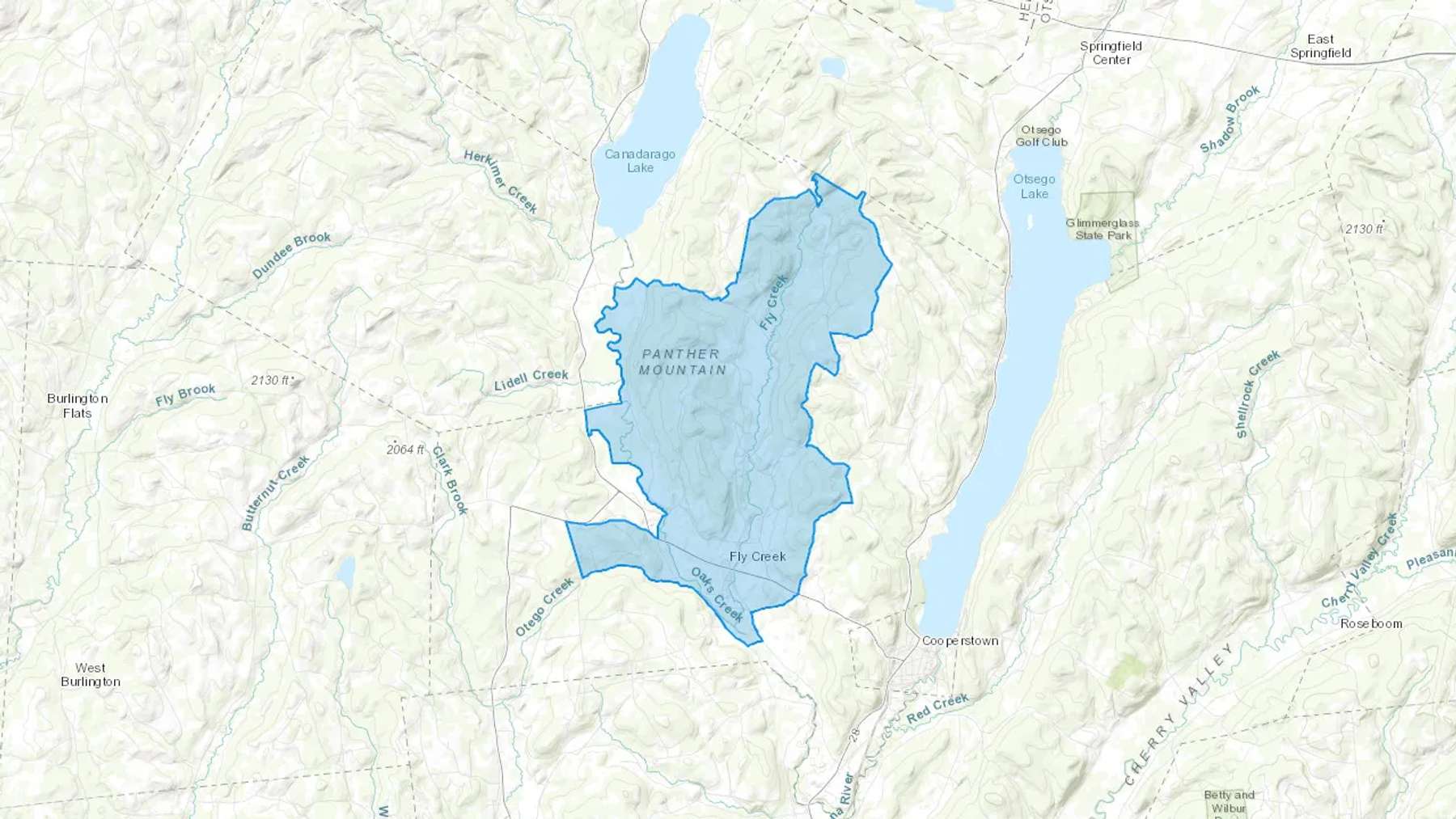 Fly Creek, NY Cash heating Oil delivery map Map of the COD Fuel Oil delivery service area for Fly Creek, NY