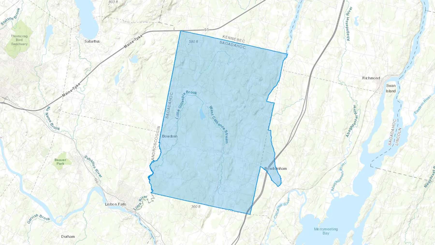Bowdoin, ME Cash heating Oil delivery map Map of the COD Fuel Oil delivery service area for Bowdoin, ME