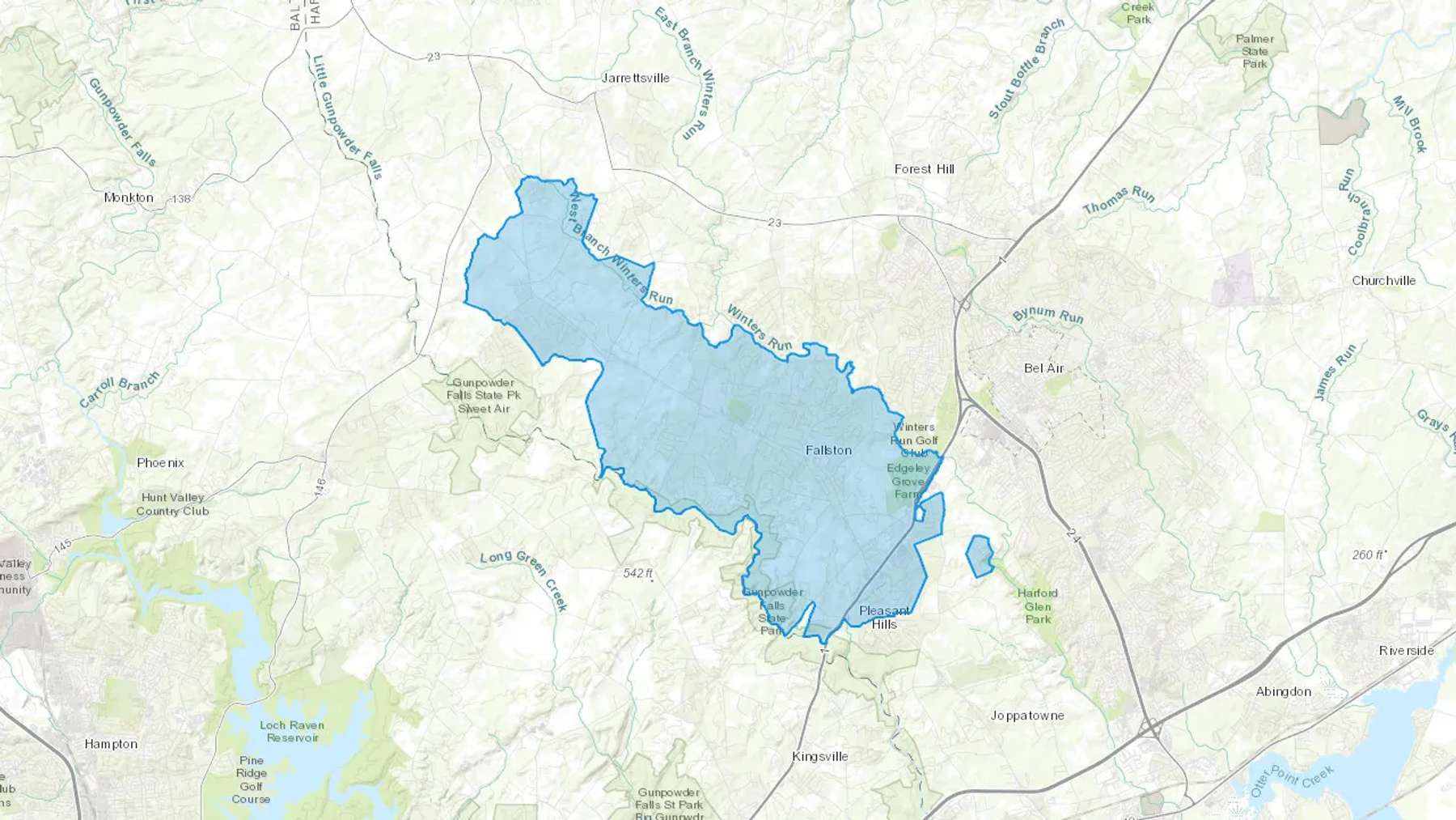 Benson, MD Cash heating Oil delivery map Map of the COD Fuel Oil delivery service area for Benson, MD