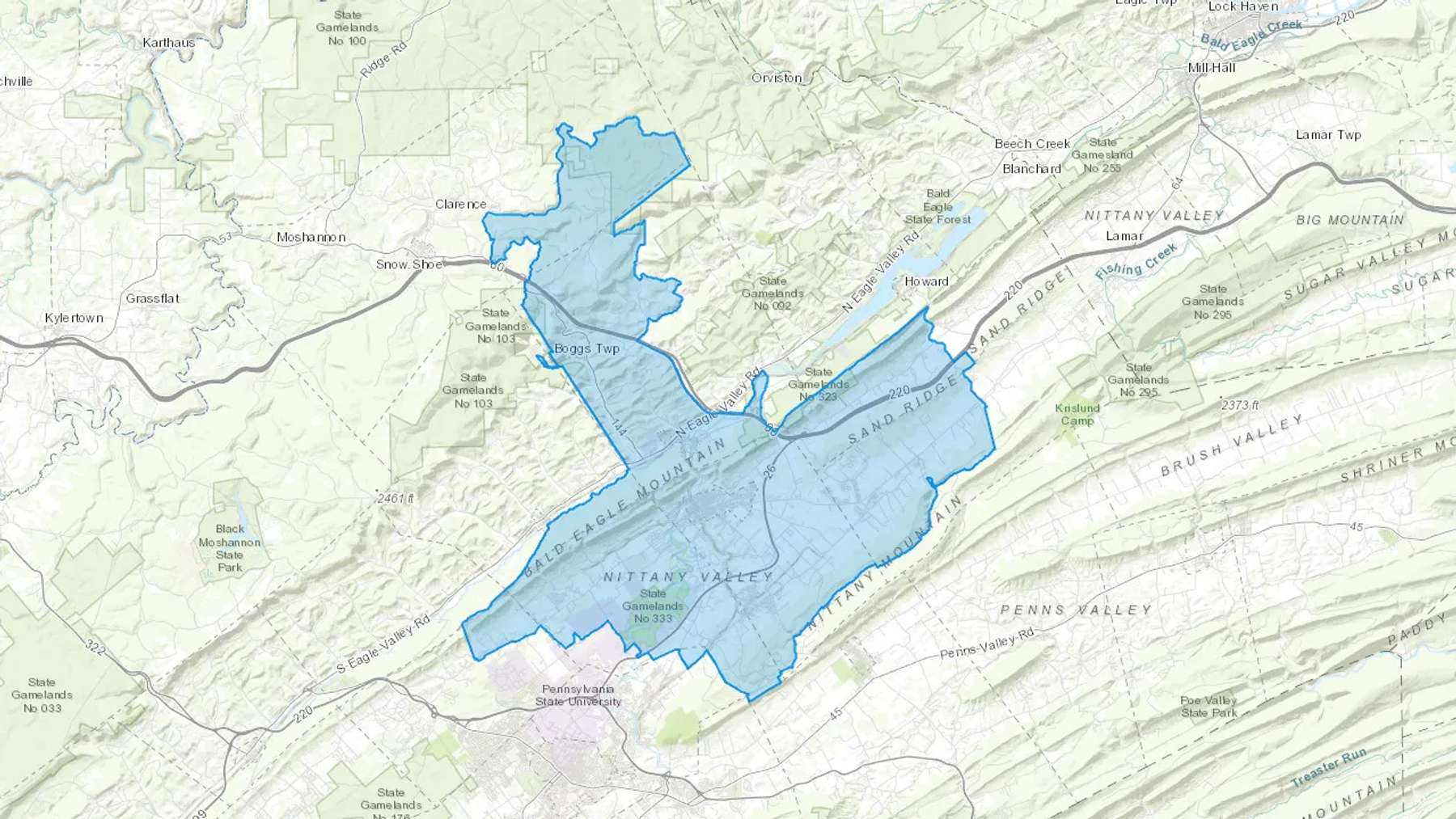Mingoville, PA Cash heating Oil delivery map Map of the COD Fuel Oil delivery service area for Mingoville, PA