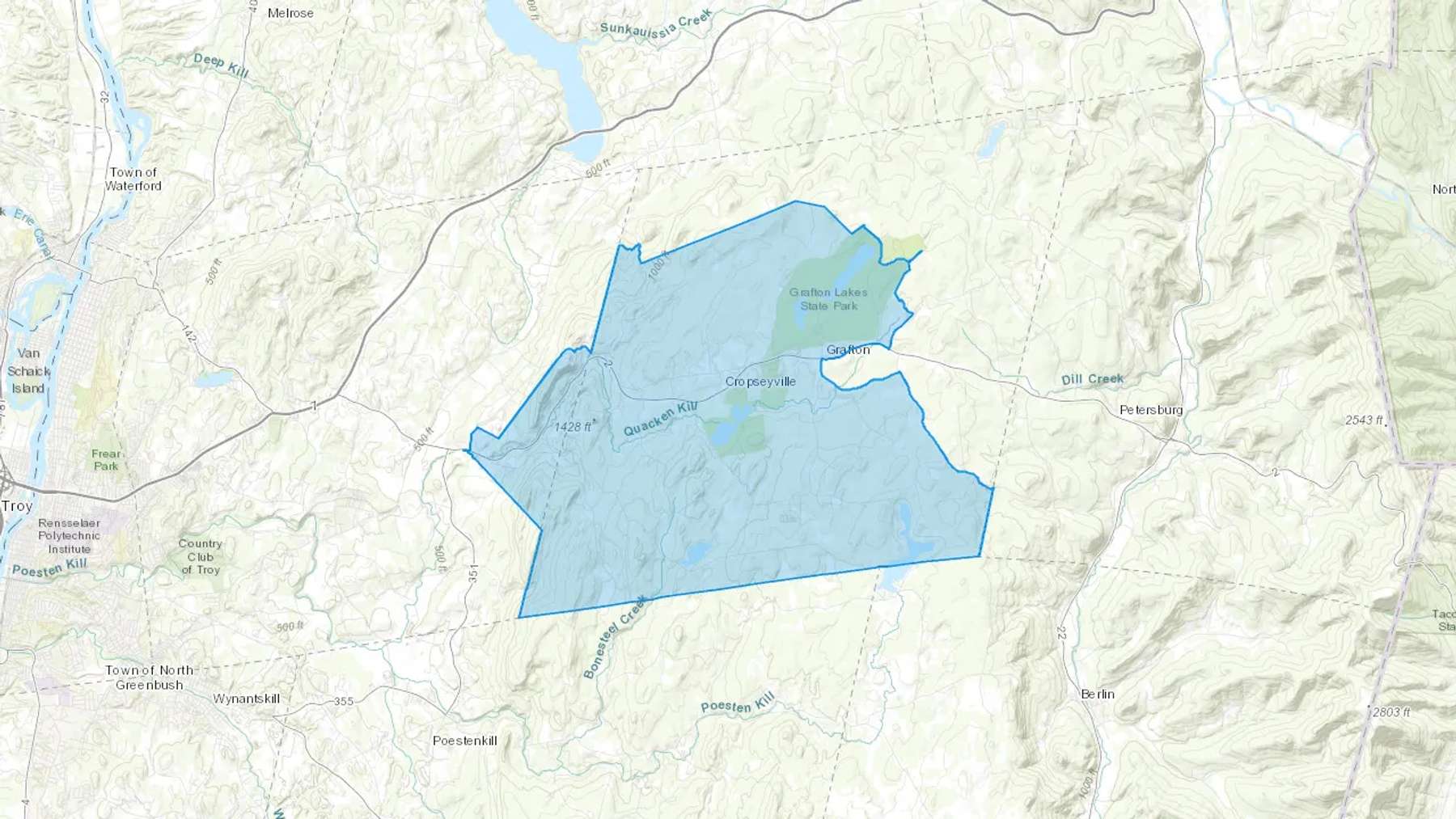 Grafton, NY Cash heating Oil delivery map Map of the COD Fuel Oil delivery service area for Grafton, NY