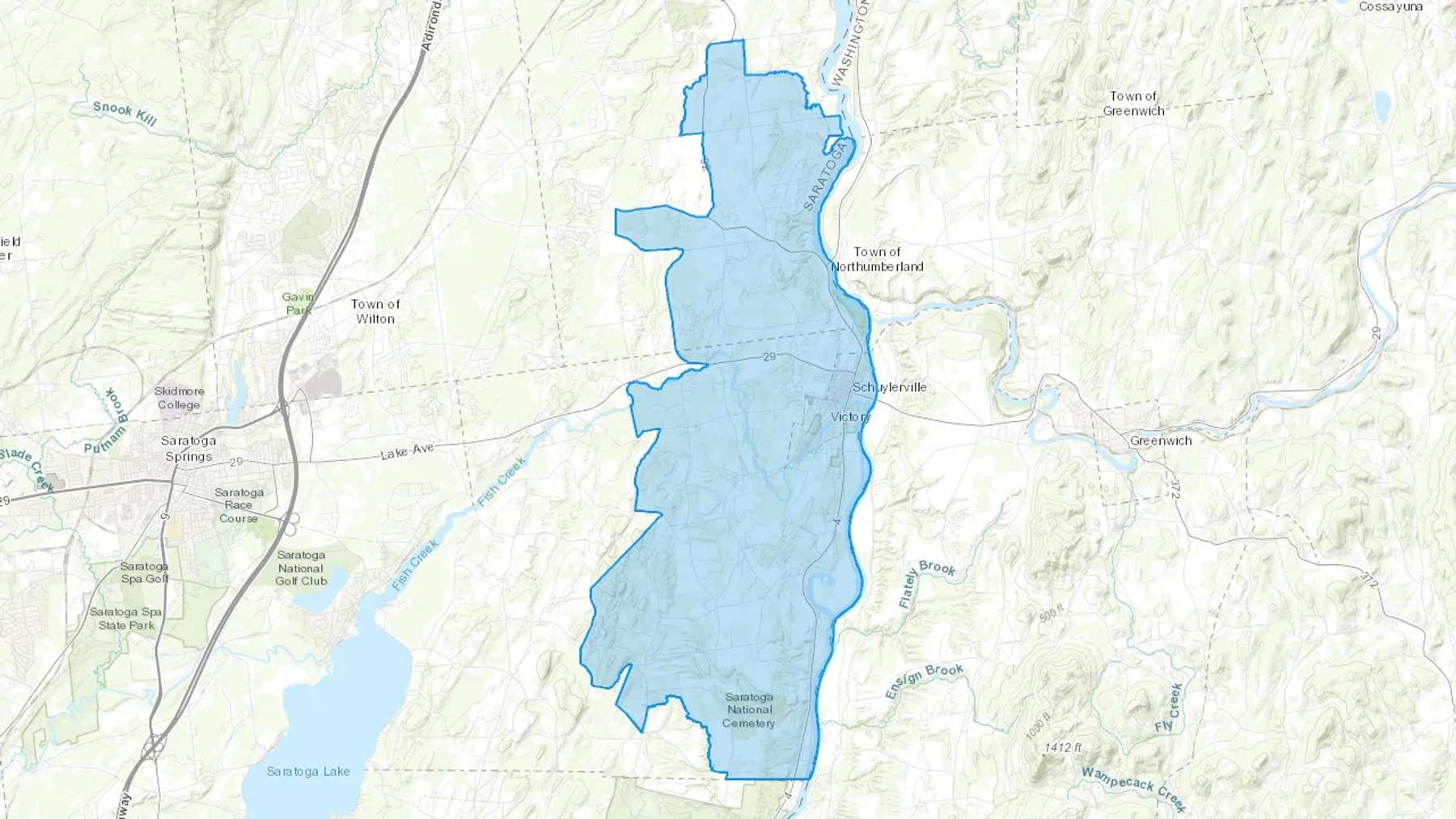 Schuylerville, NY Cash heating Oil delivery map Map of the COD Fuel Oil delivery service area for Schuylerville, NY