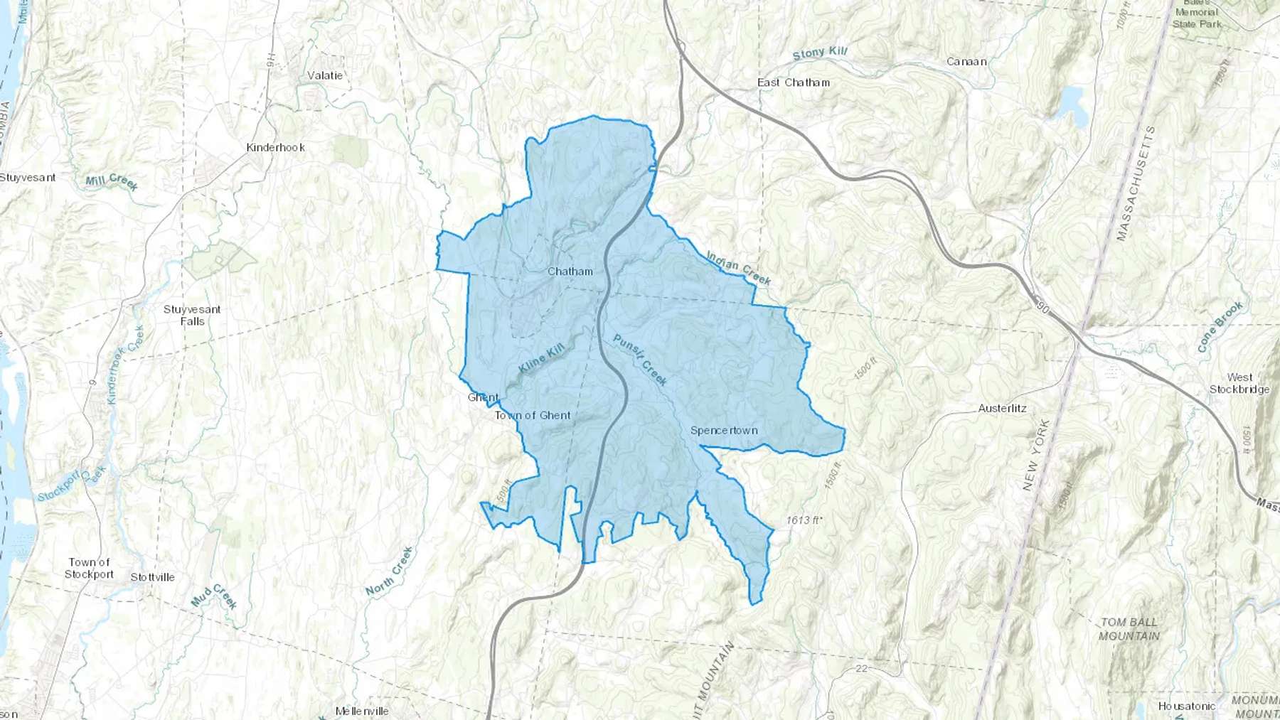 Chatham, NY Cash heating Oil delivery map Map of the COD Fuel Oil delivery service area for Chatham, NY