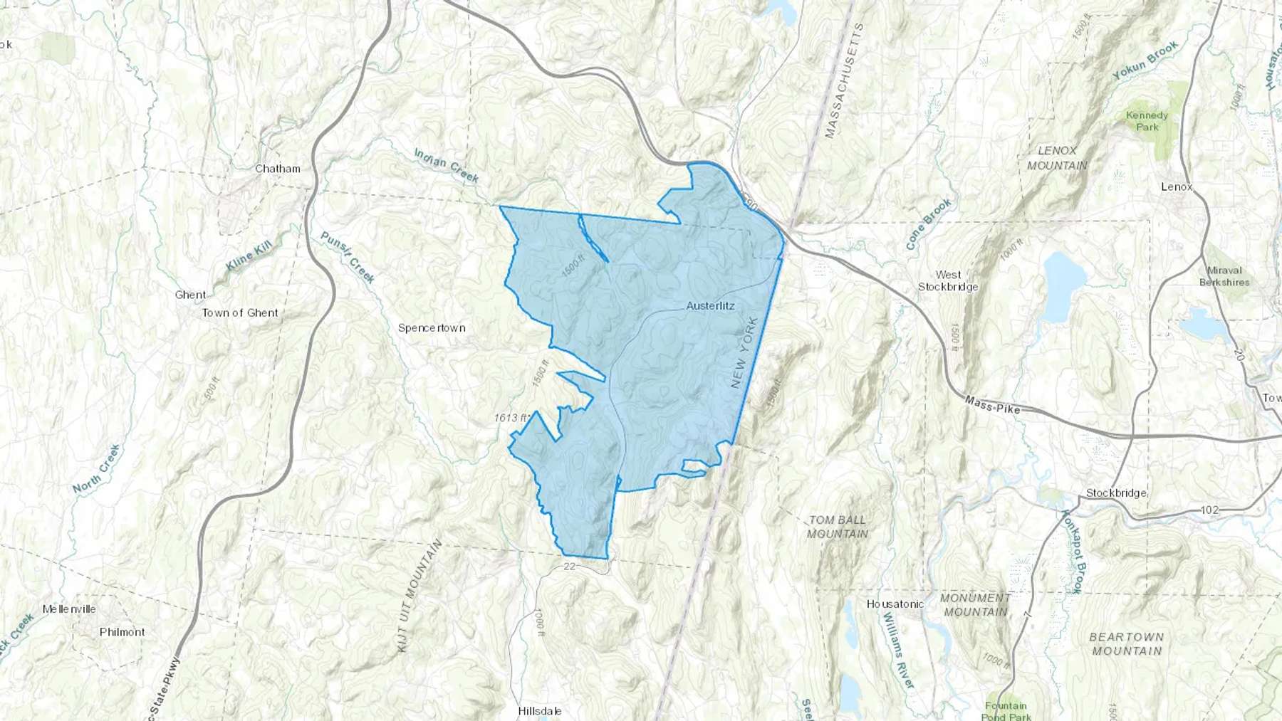 Austerlitz, NY Cash heating Oil delivery map Map of the COD Fuel Oil delivery service area for Austerlitz, NY
