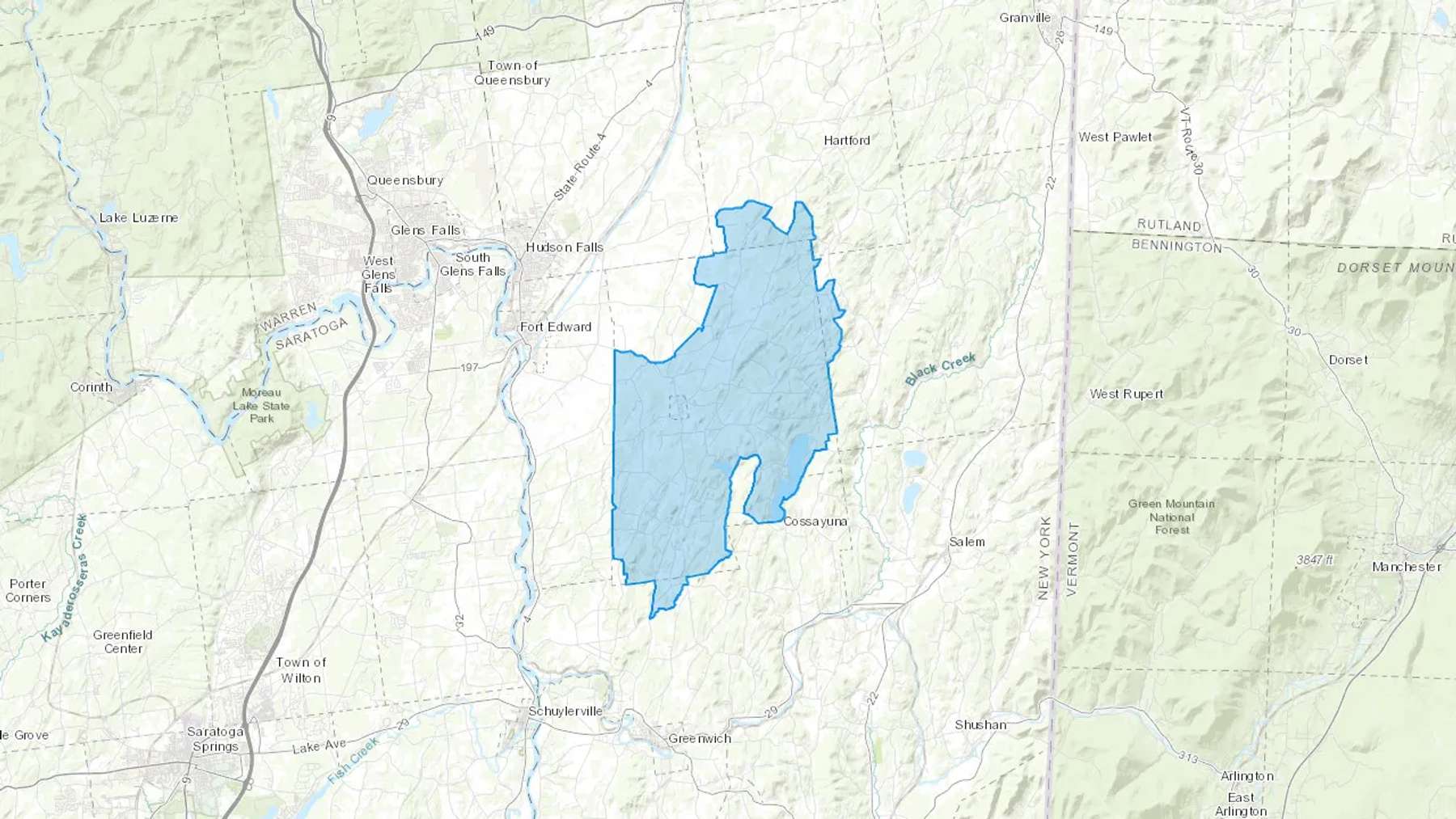 Argyle, NY Cash heating Oil delivery map Map of the COD Fuel Oil delivery service area for Argyle, NY