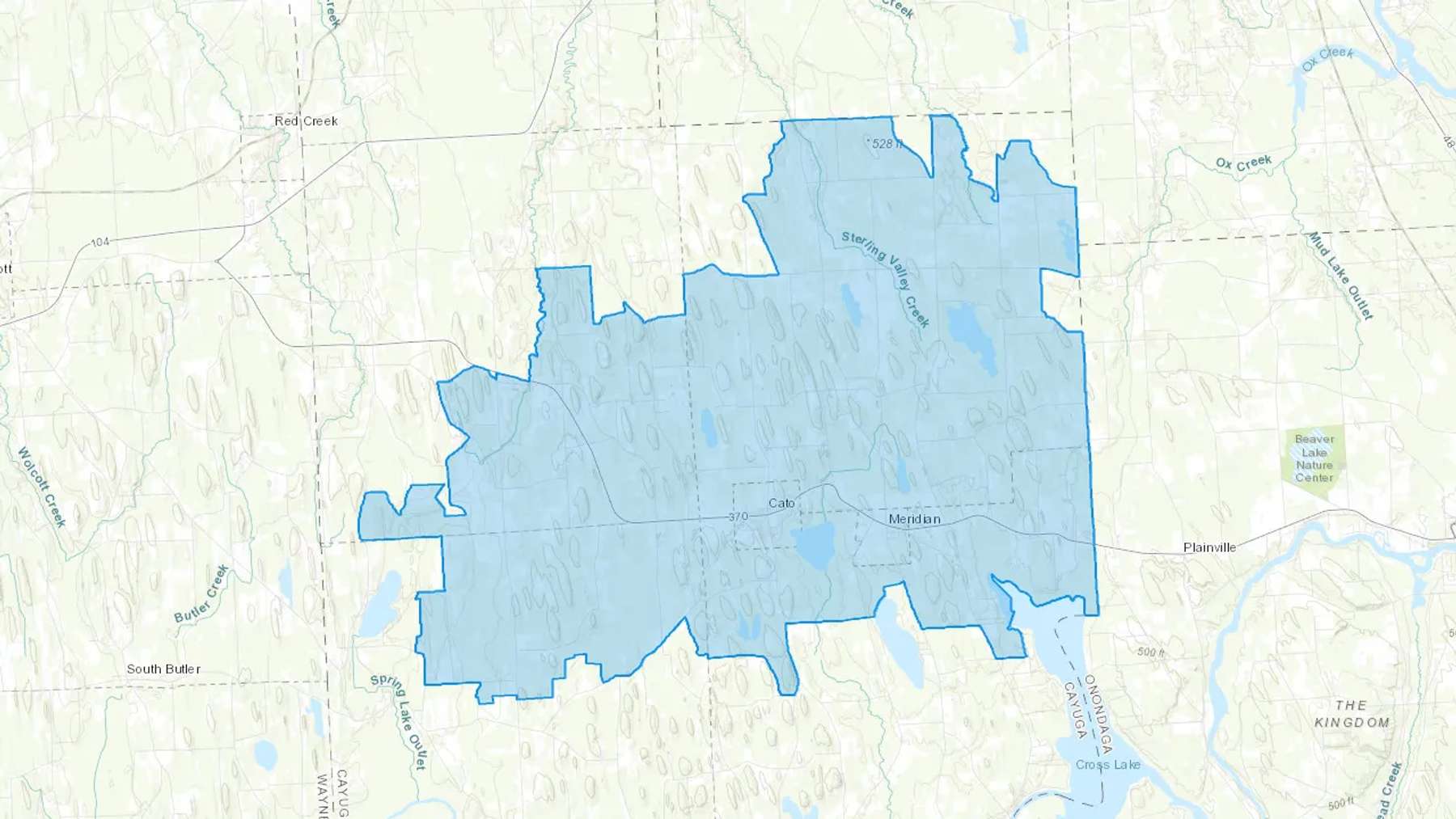 Cato, NY Cash heating Oil delivery map Map of the COD Fuel Oil delivery service area for Cato, NY