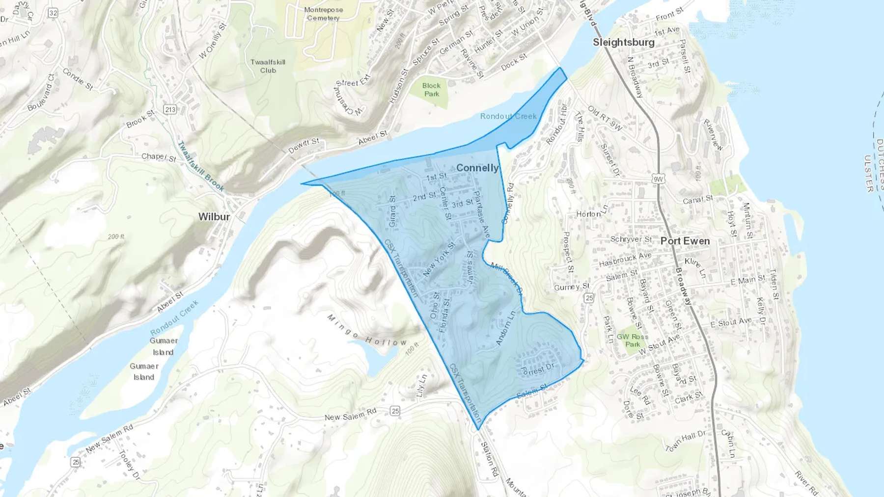 Connelly, NY Cash heating Oil delivery map Map of the COD Fuel Oil delivery service area for Connelly, NY