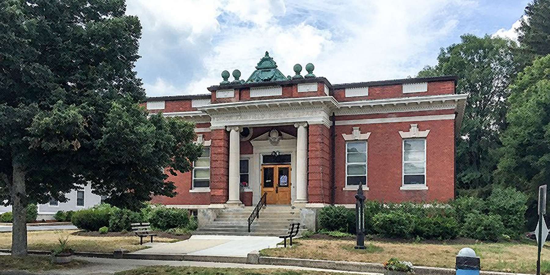 Photo of Simon Fairfield Public Library in Douglas, Massachusetts Photo of Simon Fairfield Public Library in Douglas, Massachusetts