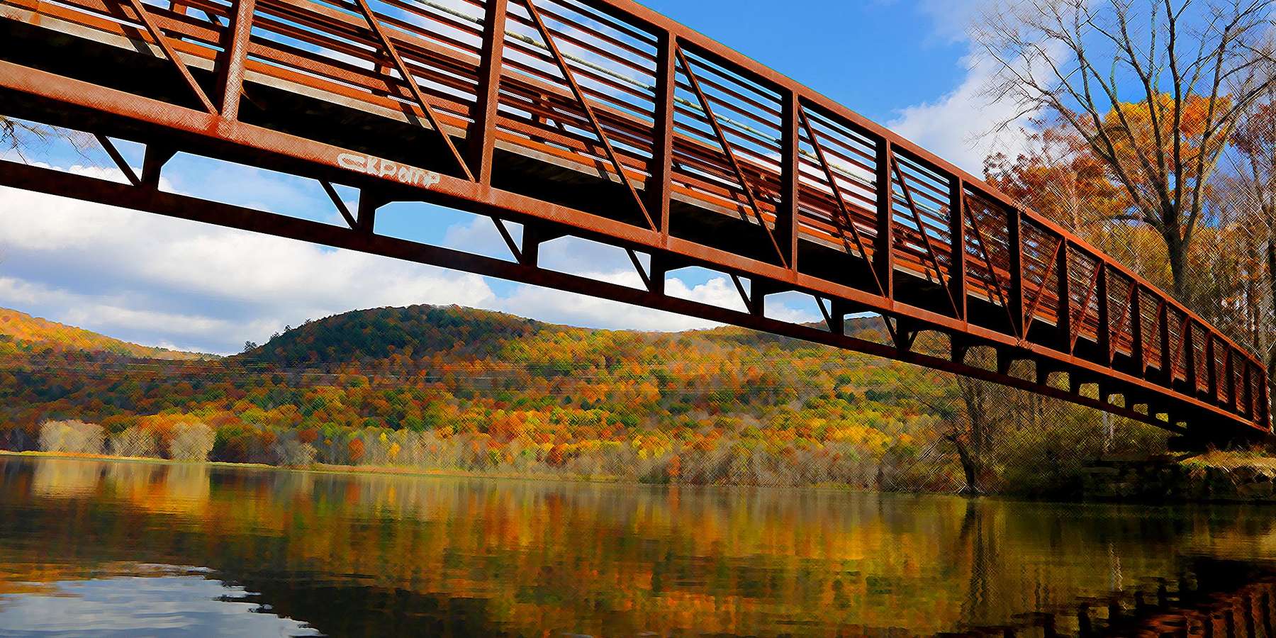 Photo of the Bridge in Lenox Dale, Massachusetts Photo of the Bridge in Lenox Dale, Massachusetts