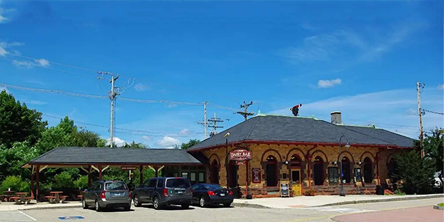 A photo of the Amtrak Station in New Durham, New Hampshire A photo of the Amtrak Station in New Durham, New Hampshire