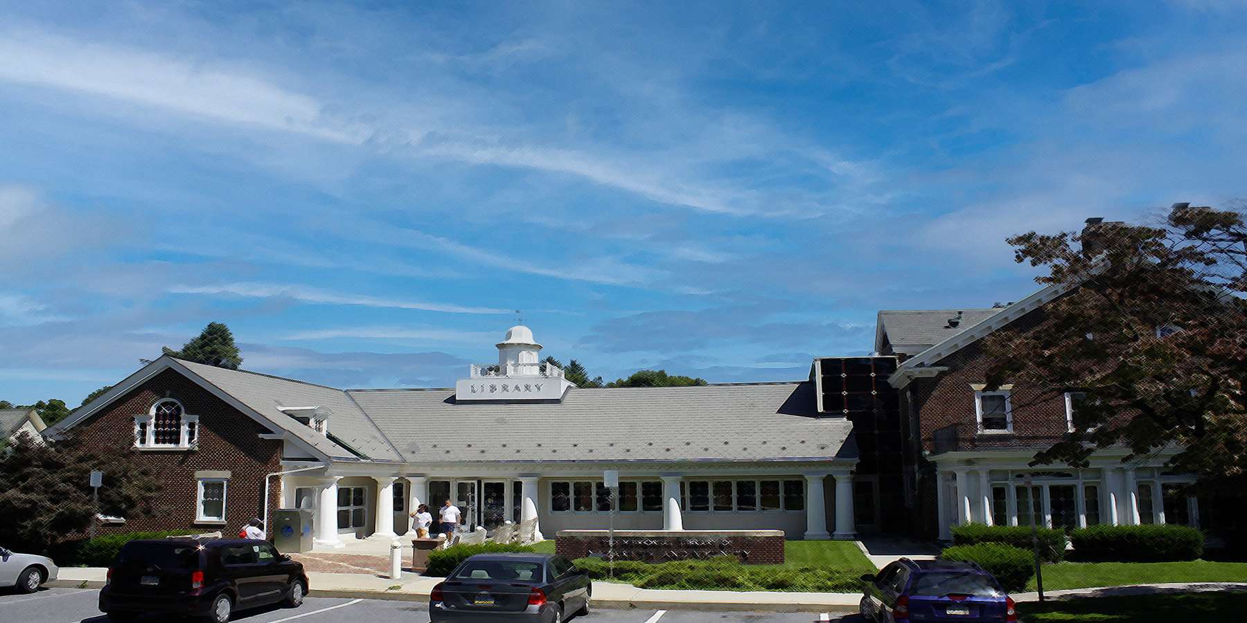 Photo of the memorial library in Nazareth, Pennsylvania Photo of the memorial library in Nazareth, Pennsylvania