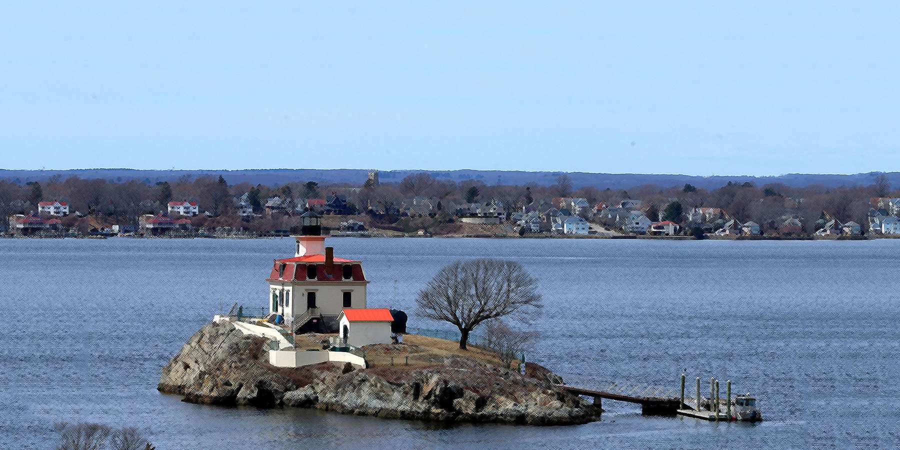 Photo of Pomham Rocks Lighthouse near Riverside, Connecticut Photo of Pomham Rocks Lighthouse near Riverside, Connecticut