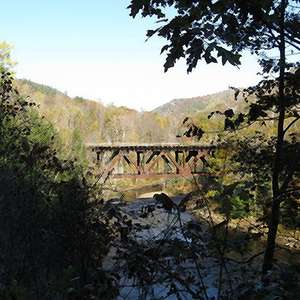 Railroad Bridge Photo of Railroad Bridge in Rowe, Massachusetts