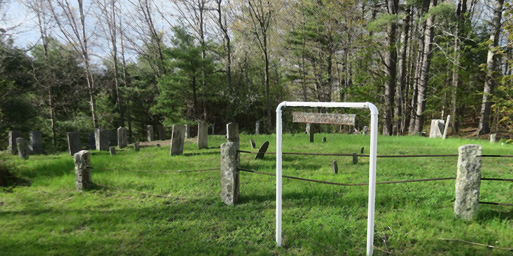 Photo of a Village Cemetery in East Waterboro, Maine Photo of a Village Cemetery in East Waterboro, Maine