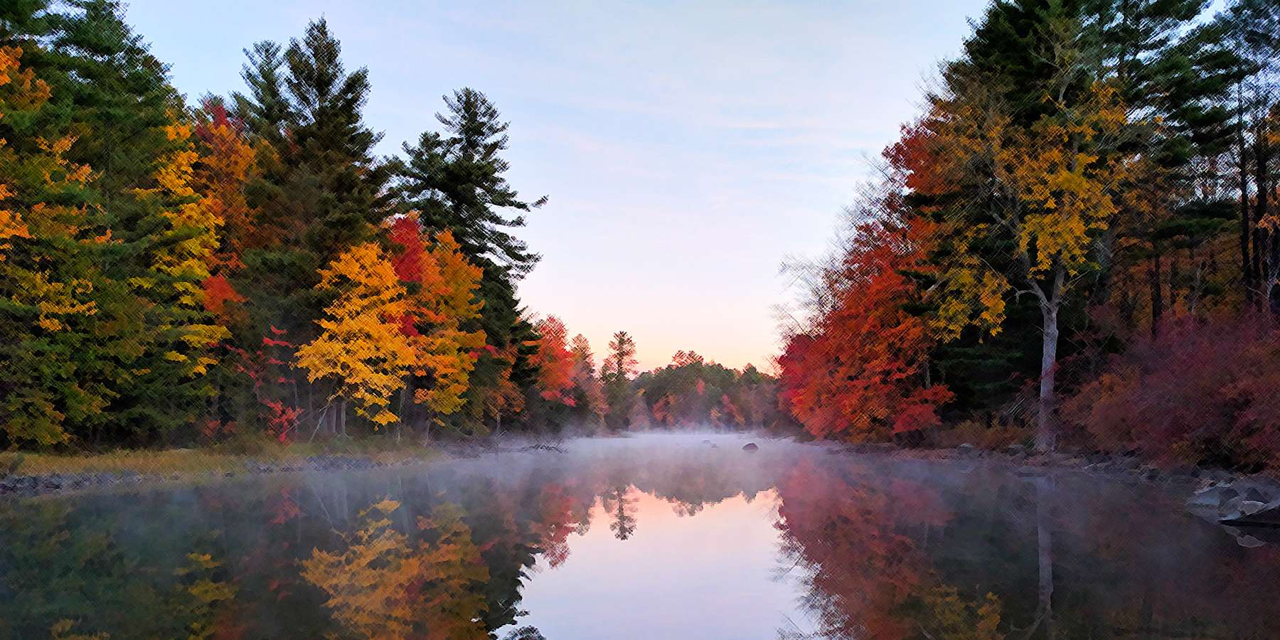 A Photo of the Mt. Vernon River in Mount Vernon, Maine A Photo of the Mt. Vernon River in Mount Vernon, Maine