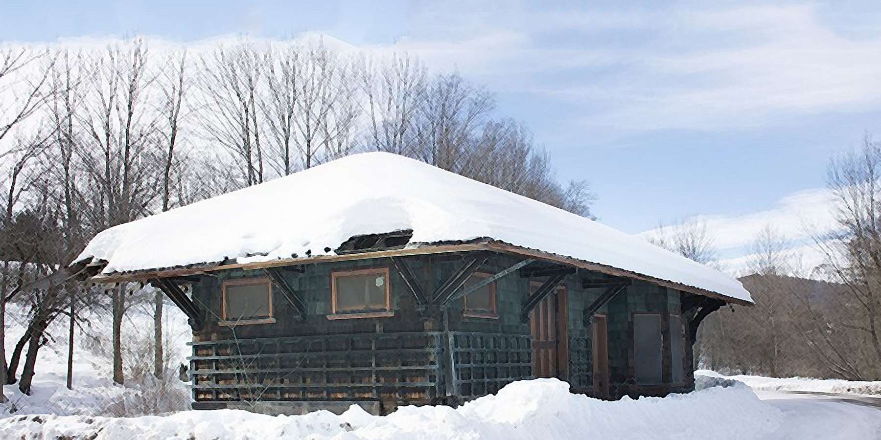 Photo of Railroad Station in Gilboa, New York Photo of Railroad Station in Gilboa, New York