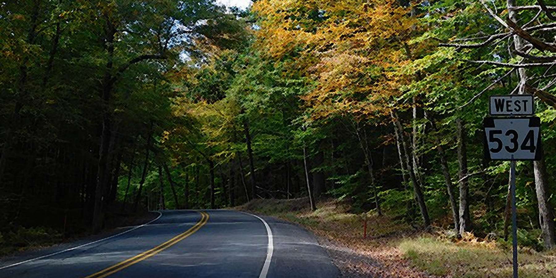 A photo of Route 534 located in Hickory, Pennsylvania A photo of Route 534 located in Hickory, Pennsylvania