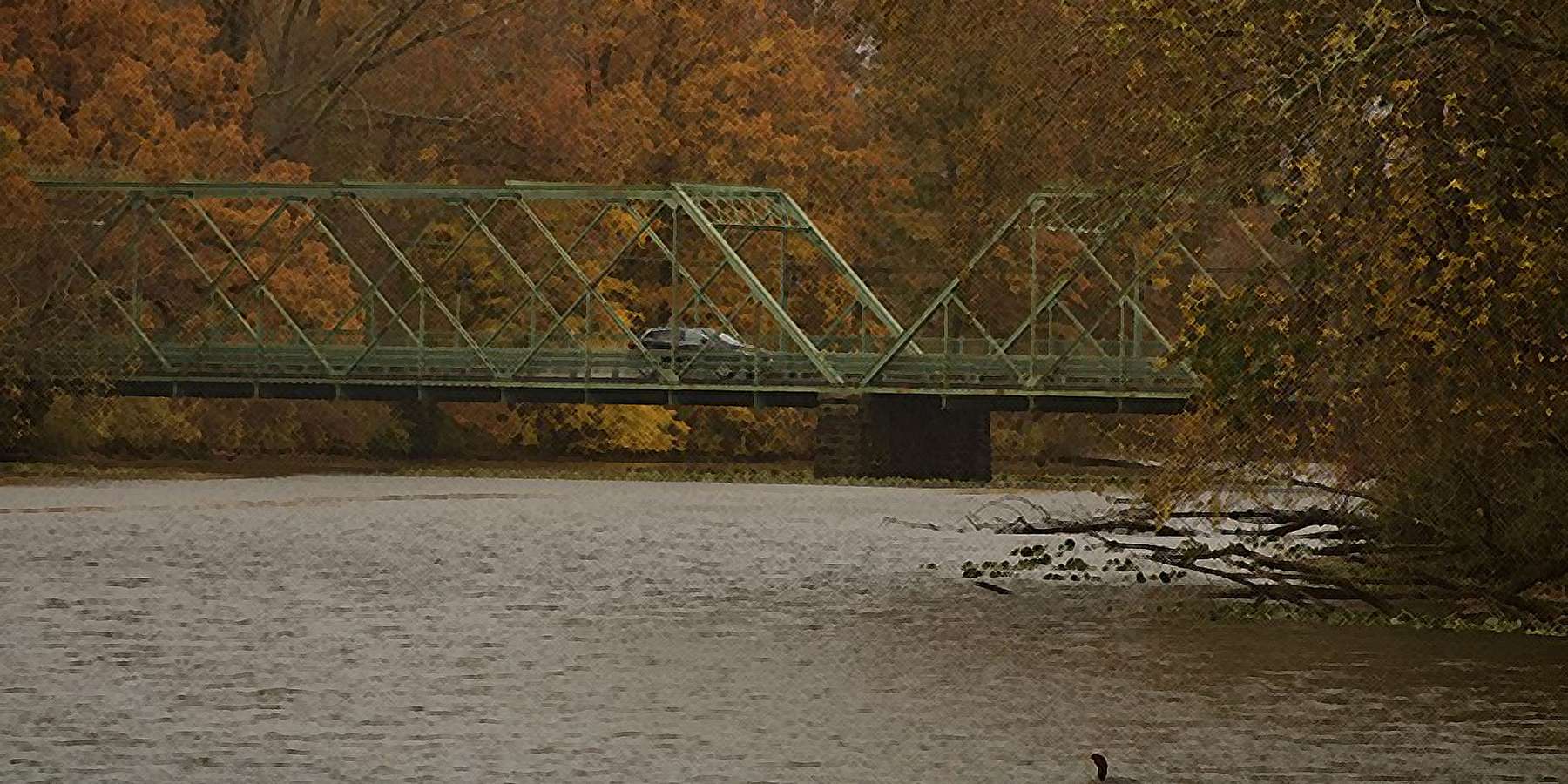Photo of the Bridge over Peddie Lake in Hightstown, New Jersey Photo of the Bridge over Peddie Lake in Hightstown, New Jersey