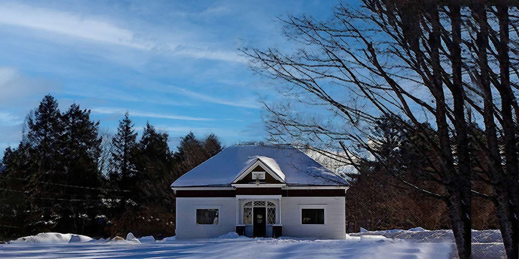 Photo of Whitman Memorial Library and Lawn in Bryant Pond, Maine Photo of Whitman Memorial Library and Lawn in Bryant Pond, Maine