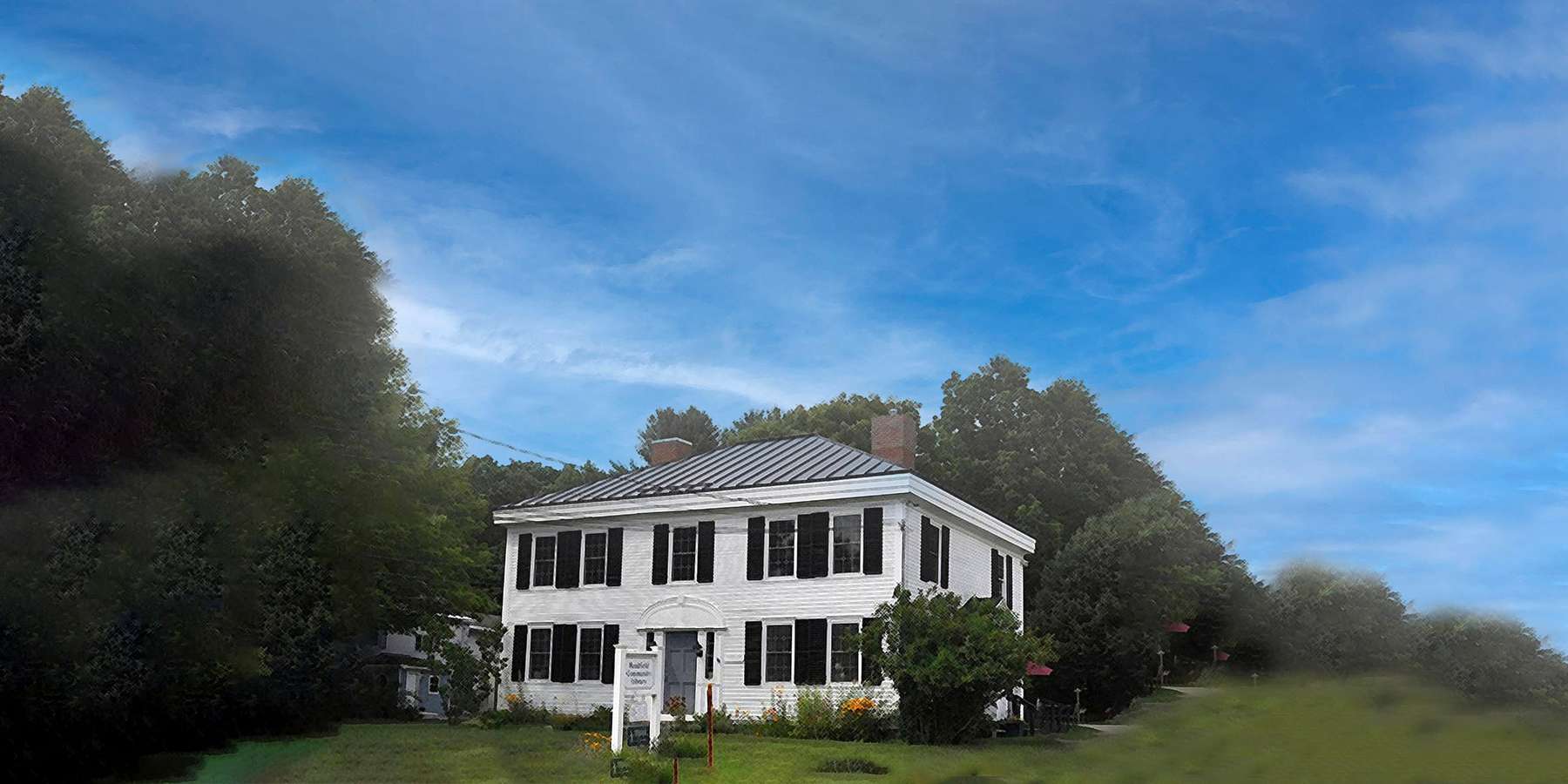 Photo of a community library in Readfield, Maine Photo of a community library in Readfield, Maine