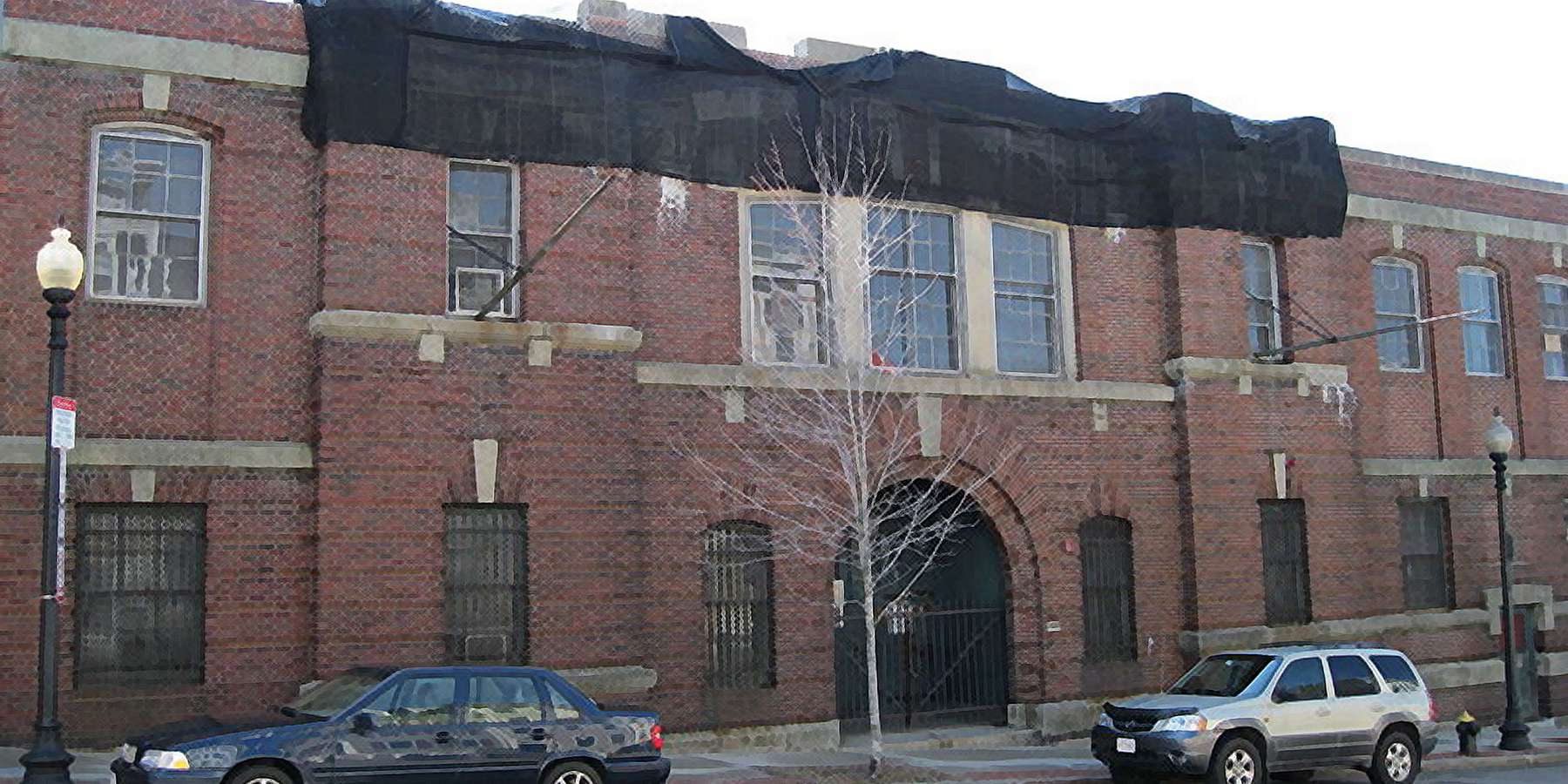 Photo of the Charlestown Armory in Charlestown, Massachusetts Photo of the Charlestown Armory in Charlestown, Massachusetts