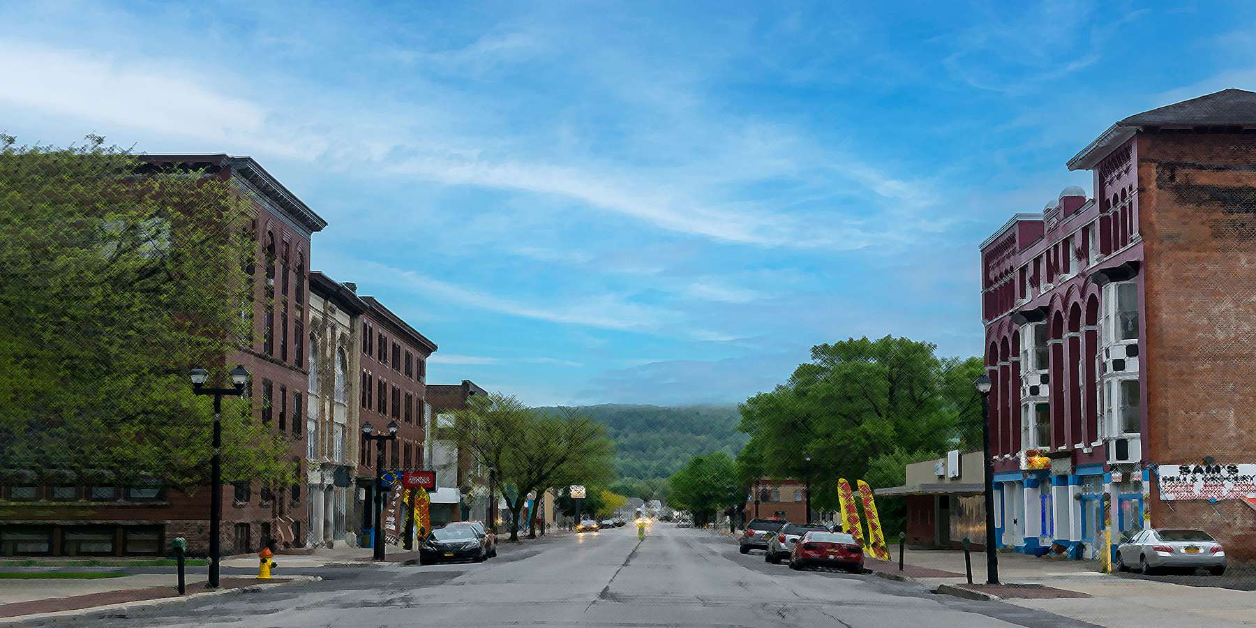 Photo of North Main Street in Herkimer, New York Photo of North Main Street in Herkimer, New York
