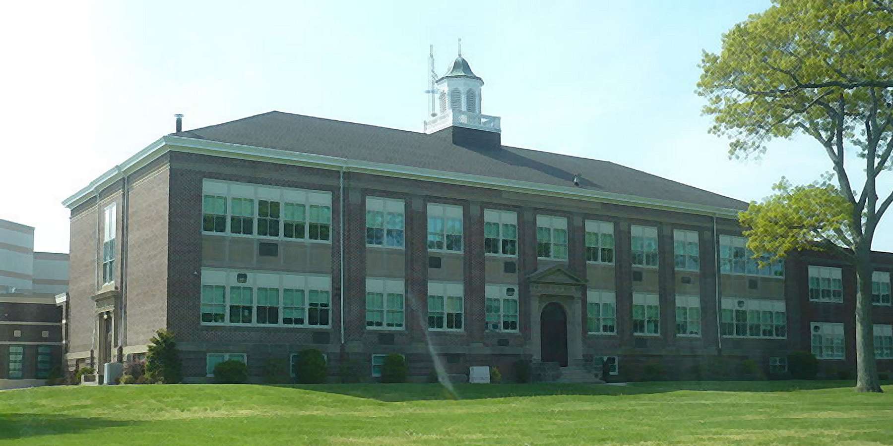 Photo of Bayport-Blue Point High School in Bayport, New York Photo of Bayport-Blue Point High School in Bayport, New York
