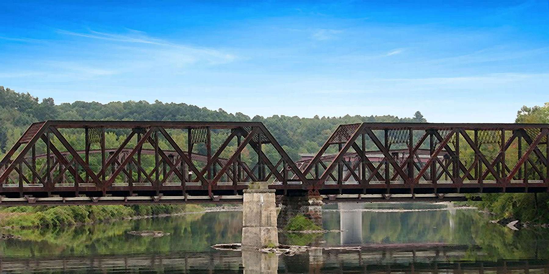 Photo of the NY 5-S highway bridge in Fort Hunter, New York Photo of the NY 5-S highway bridge in Fort Hunter, New York