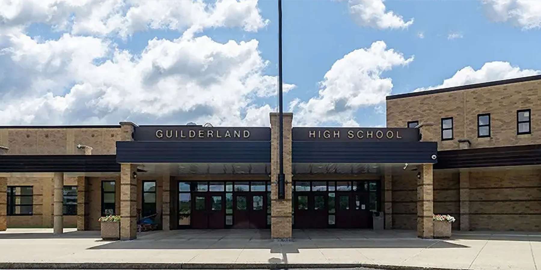 Photo of Guilderland High School in Guilderland, New York Photo of Guilderland High School in Guilderland, New York