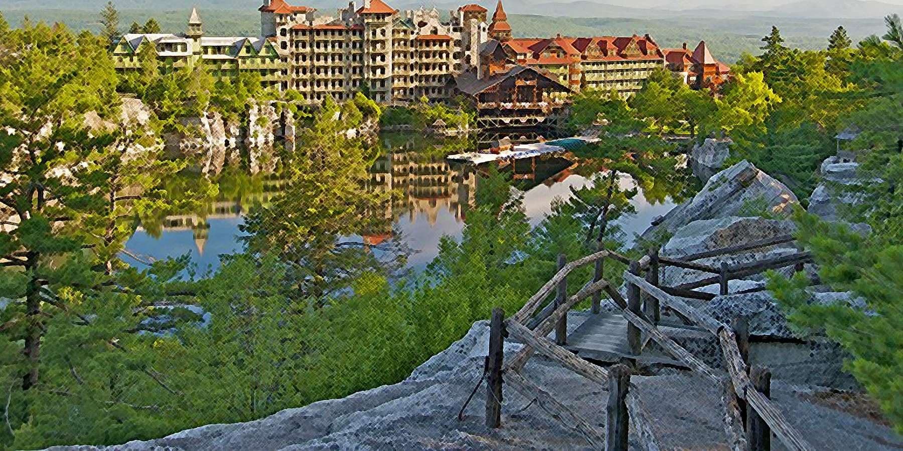 A Photo of the Hiking Trail in Ulster Park, New York A Photo of the Hiking Trail in Ulster Park, New York