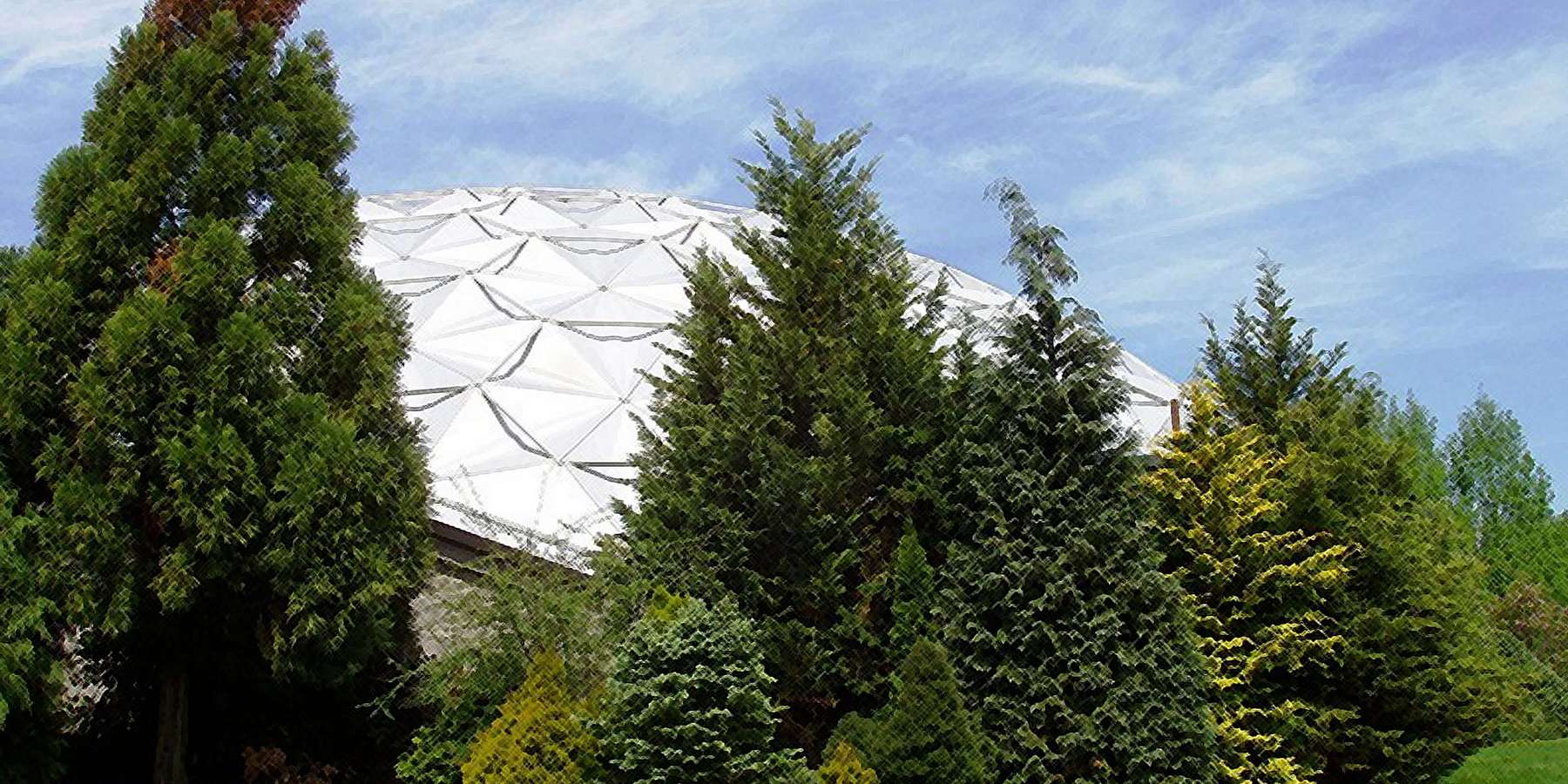 Photo of Dinosaur State Park Dome in Rocky Hill, Connecticut Photo of Dinosaur State Park Dome in Rocky Hill, Connecticut
