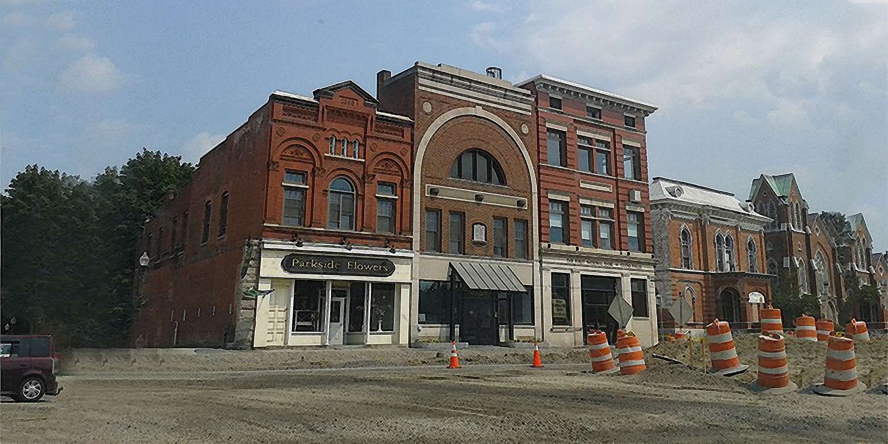 Photo of the Historic District in Hudson Falls, New York Photo of the Historic District in Hudson Falls, New York