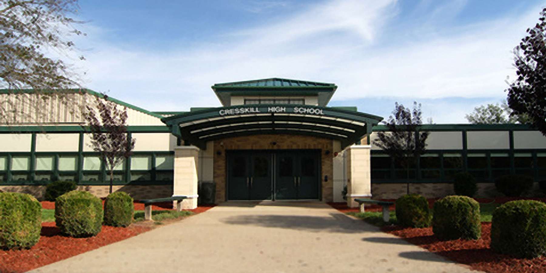 Photo of Cresskill High School in Cresskill, New Jersey Photo of Cresskill High School in Cresskill, New Jersey