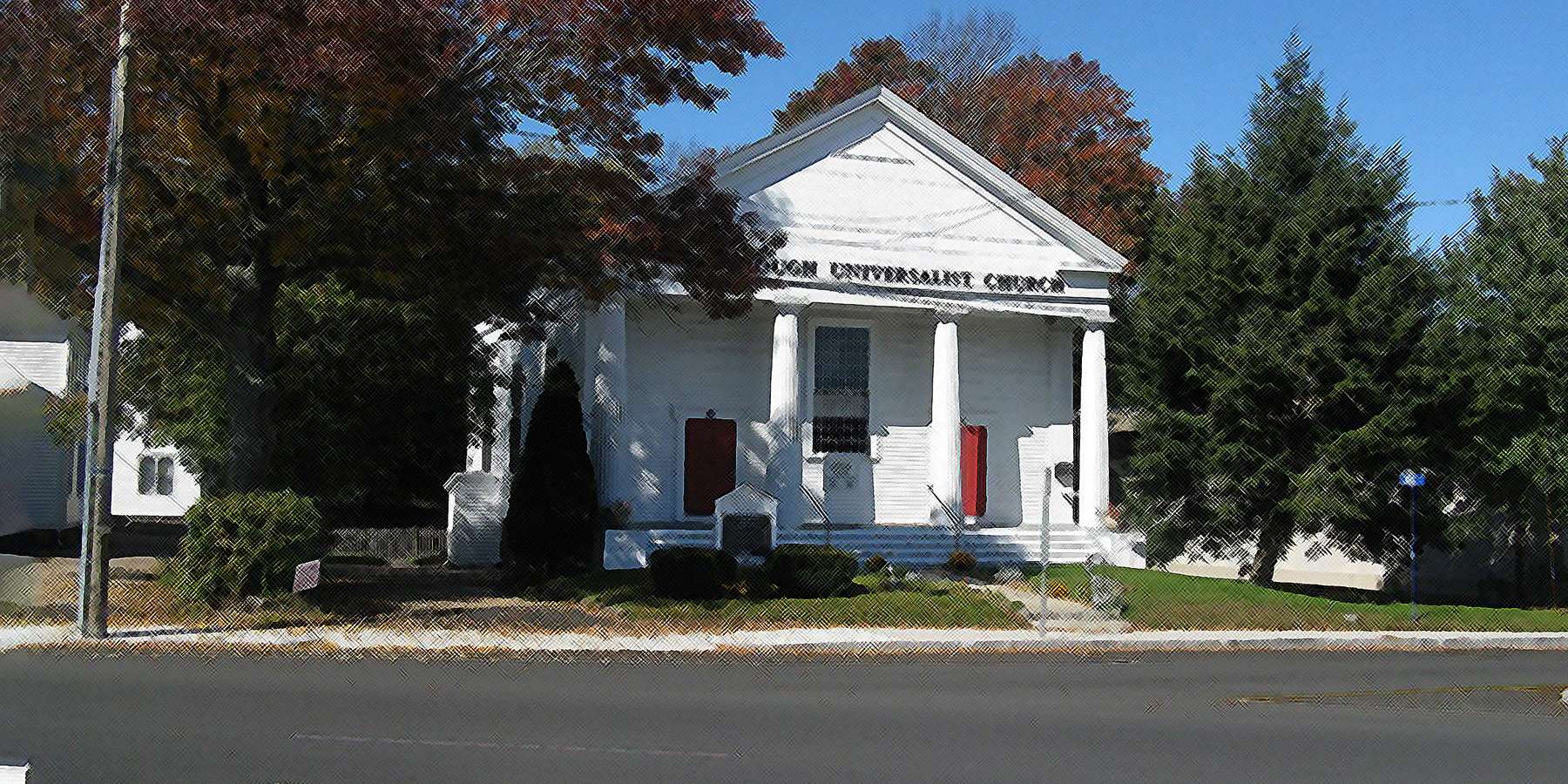 Photo of a church in Foxboro, Massachusetts Photo of a church in Foxboro, Massachusetts